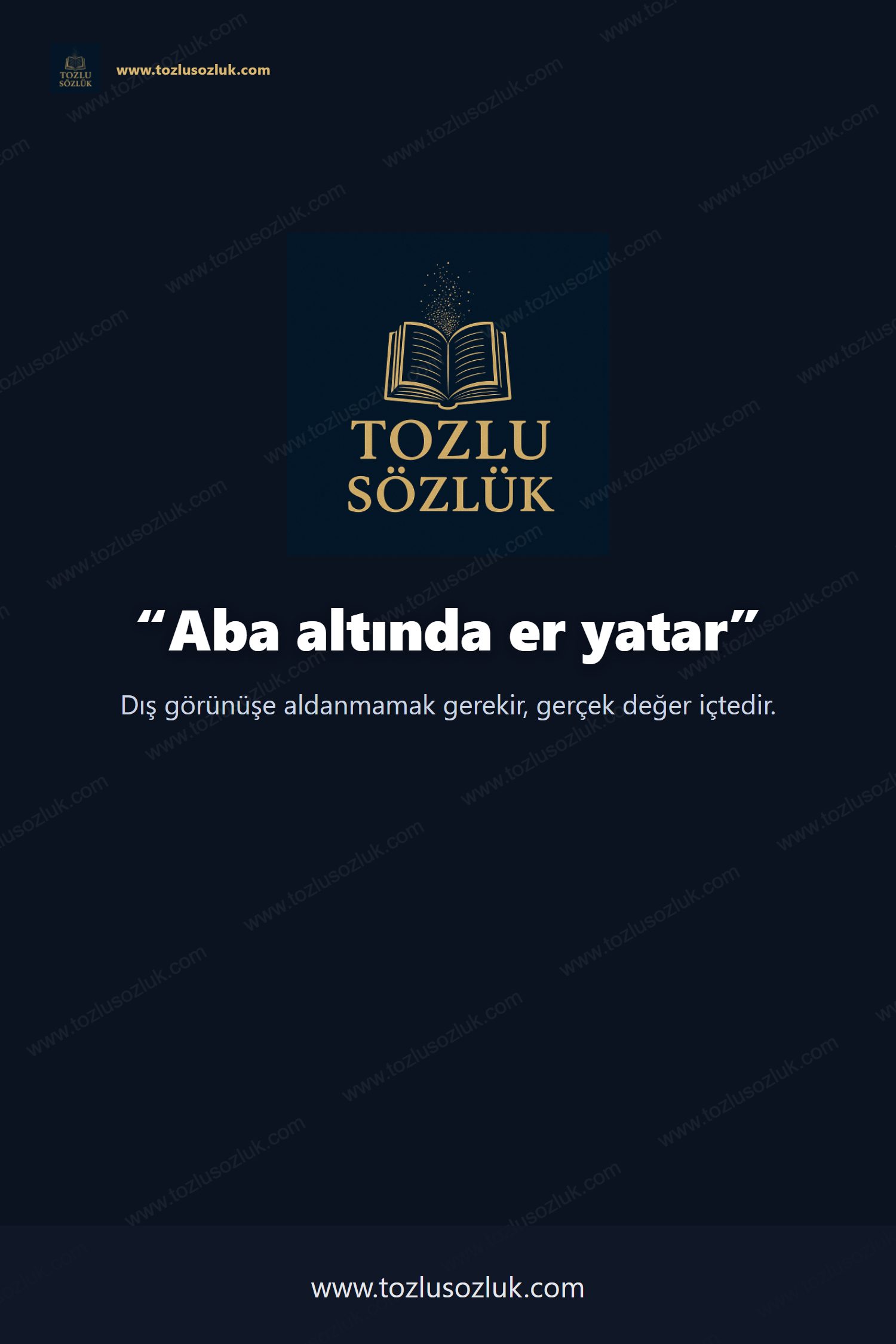 Aba altında er yatar Pinterest görseli