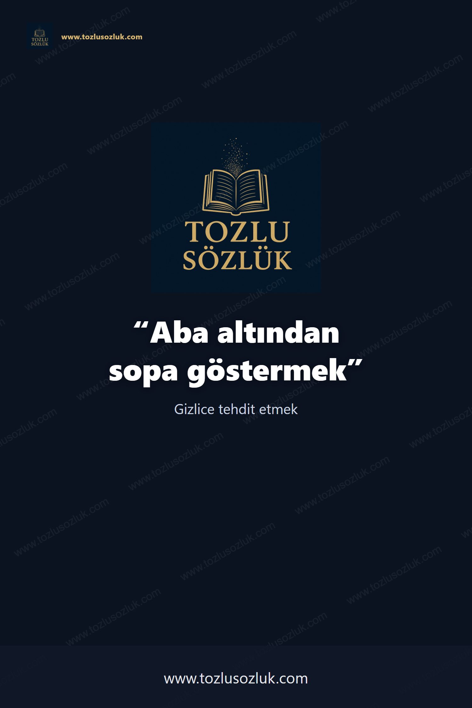 Aba altından sopa göstermek Pinterest görseli