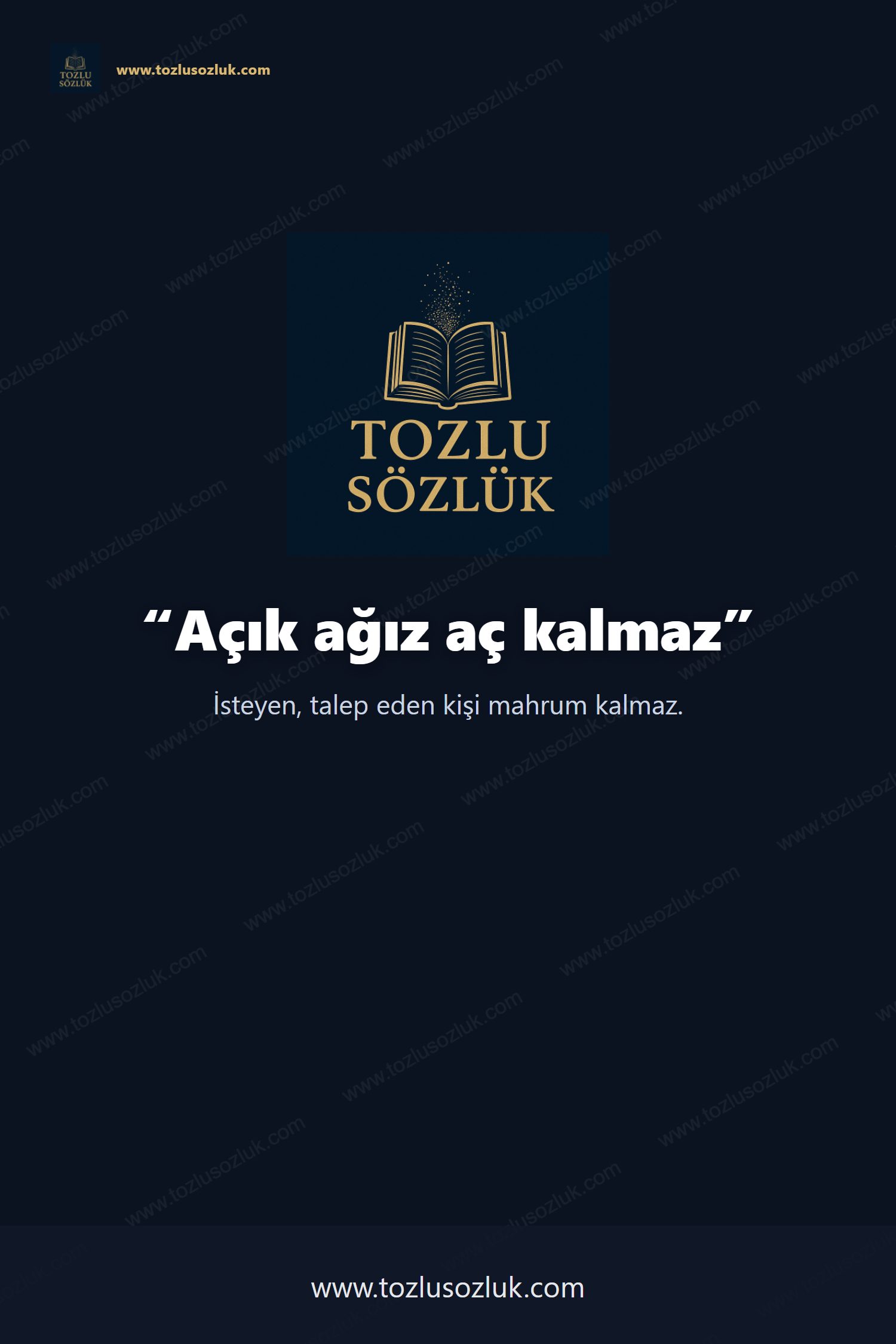 Açık ağız aç kalmaz Pinterest görseli