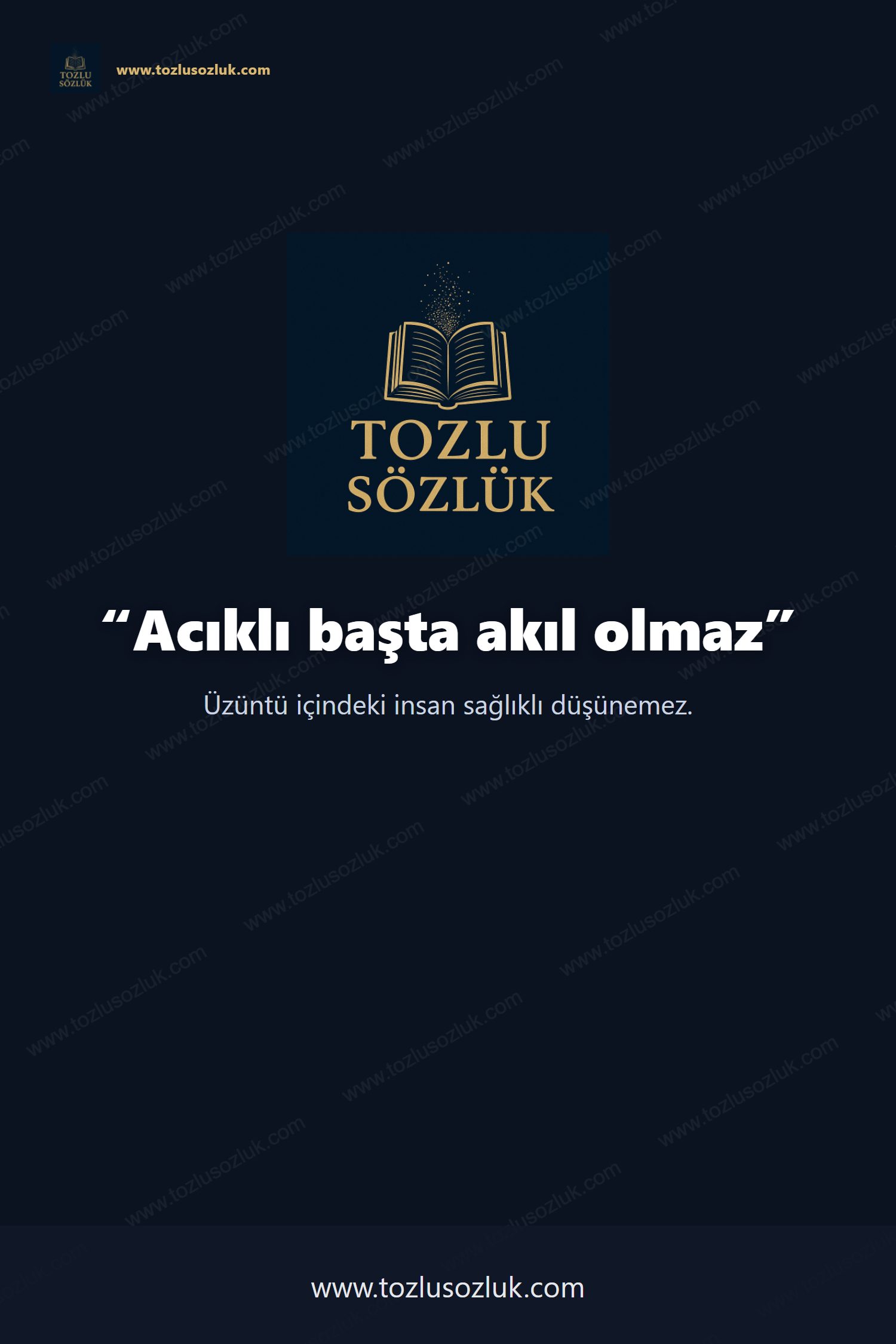 Acıklı başta akıl olmaz Pinterest görseli