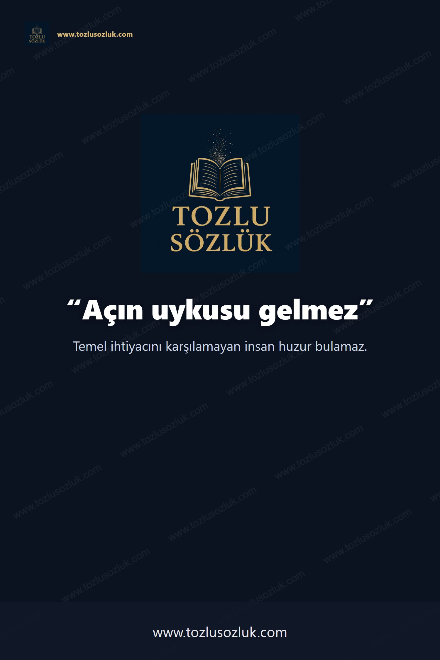 Açın uykusu gelmez Pinterest görseli