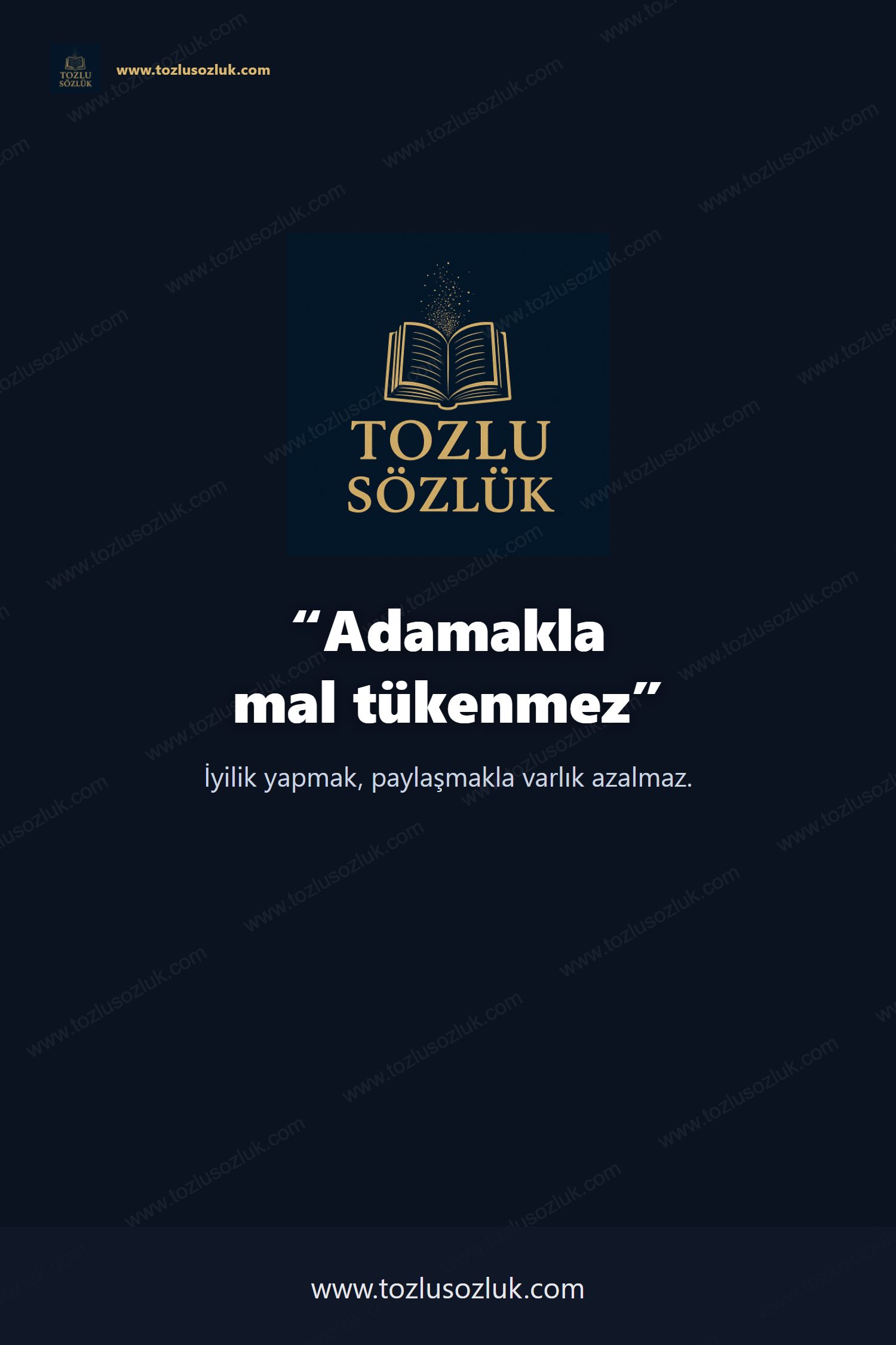 Adamakla mal tükenmez Pinterest görseli