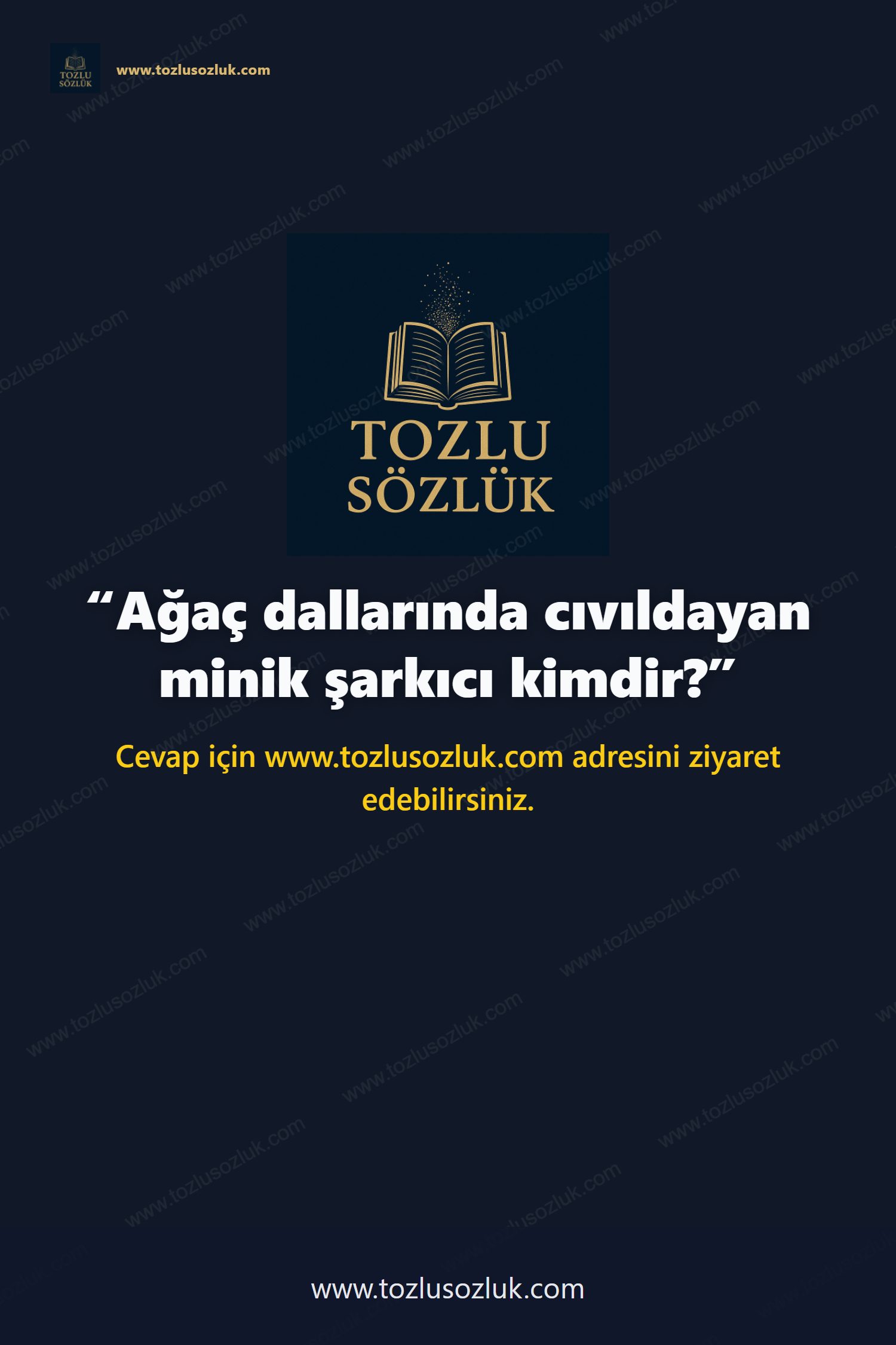 Ağaç dallarında cıvıldayan minik şarkıcı kimdir? Pinterest görseli