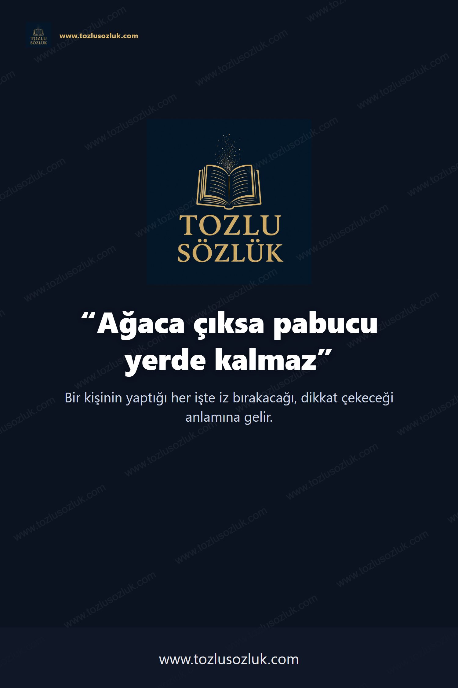 Ağaca çıksa pabucu yerde kalmaz Pinterest görseli