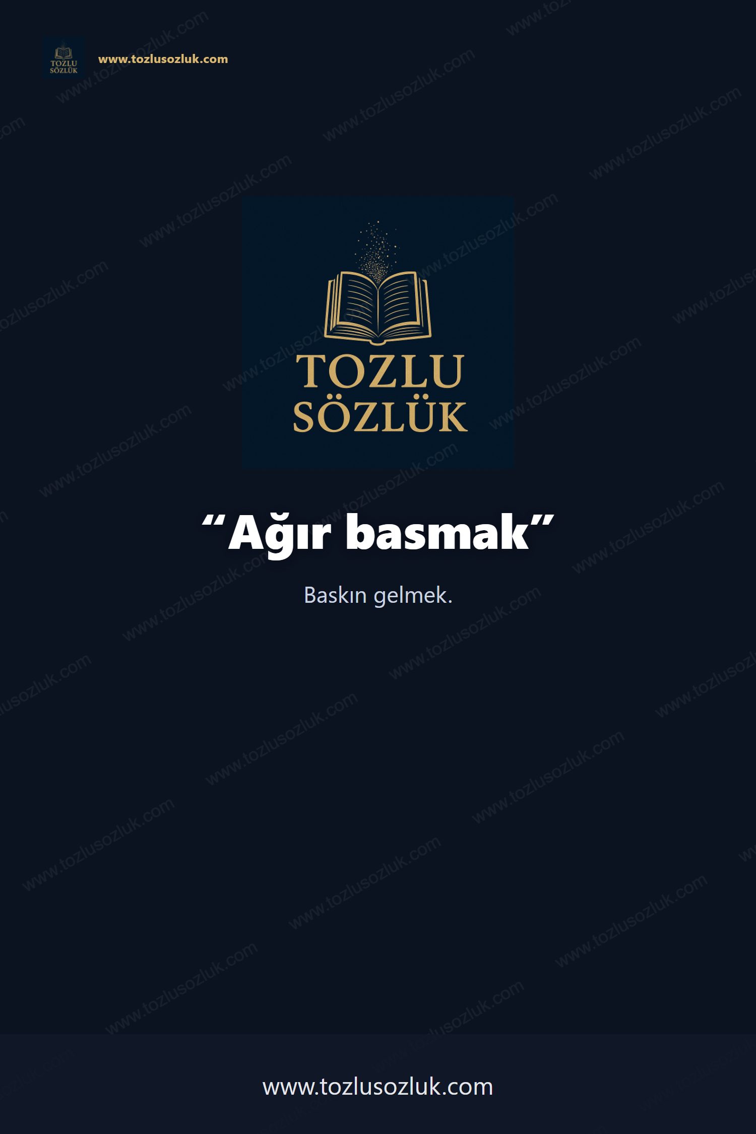 Ağır basmak Pinterest görseli