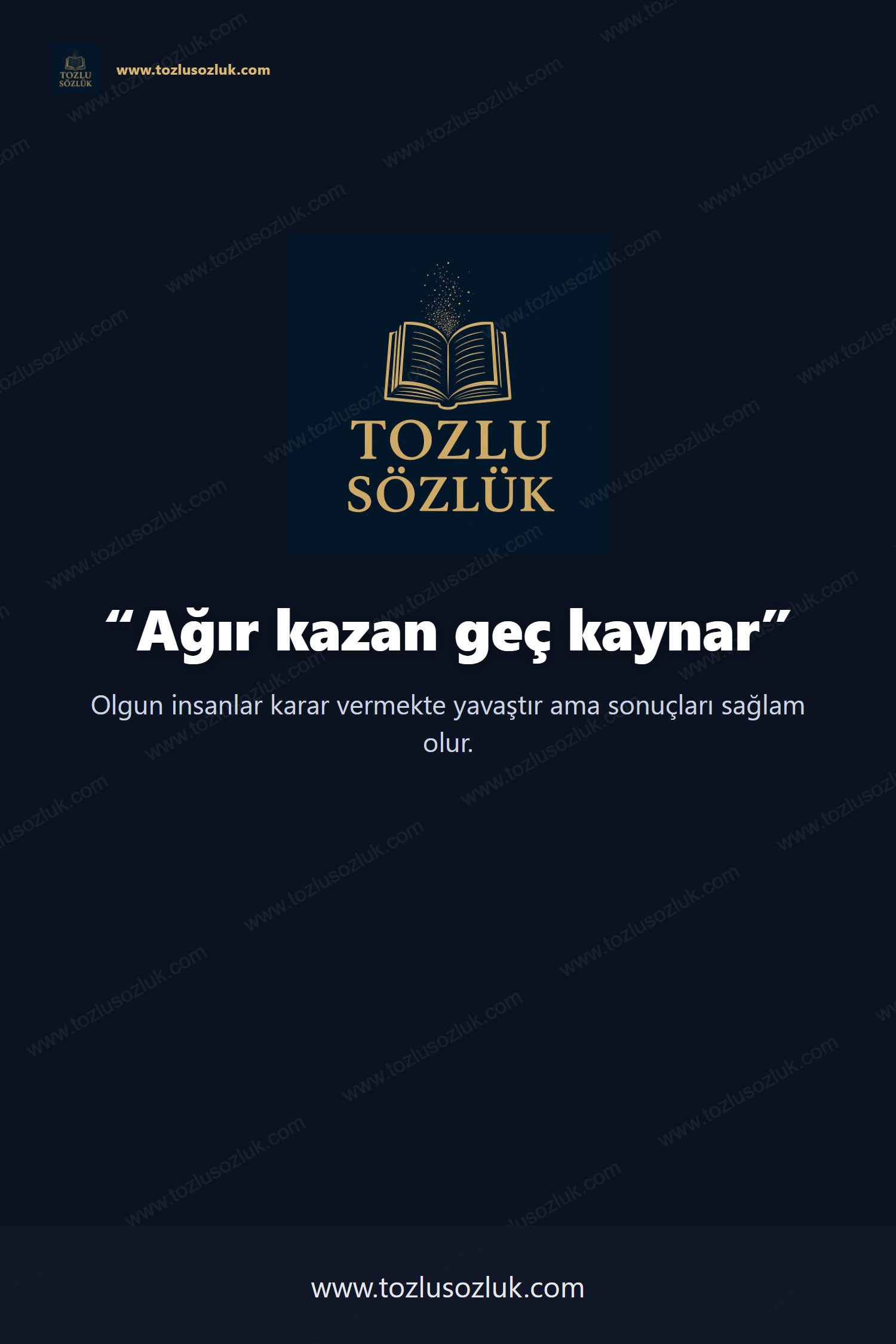 Ağır kazan geç kaynar Pinterest görseli