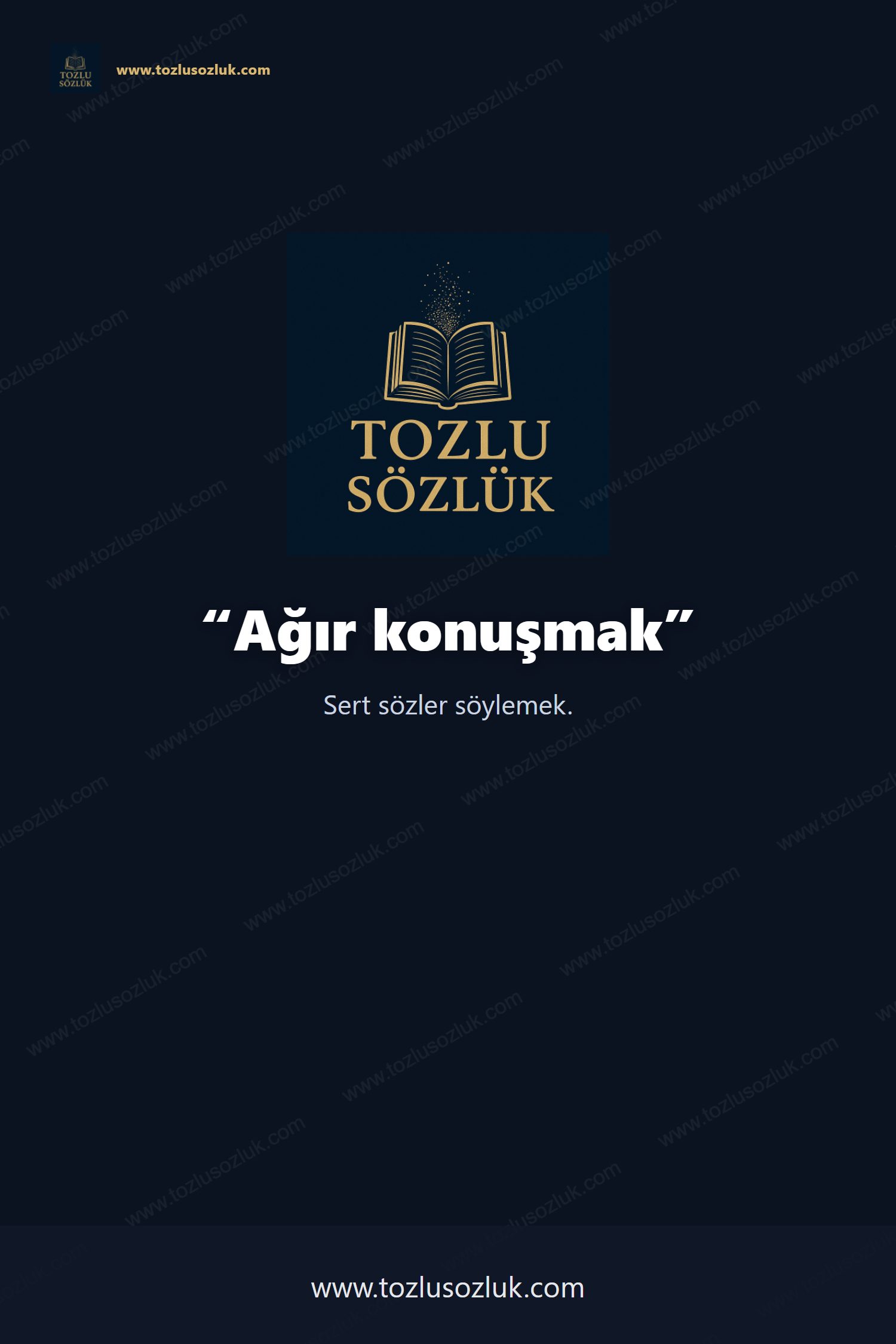 Ağır konuşmak Pinterest görseli