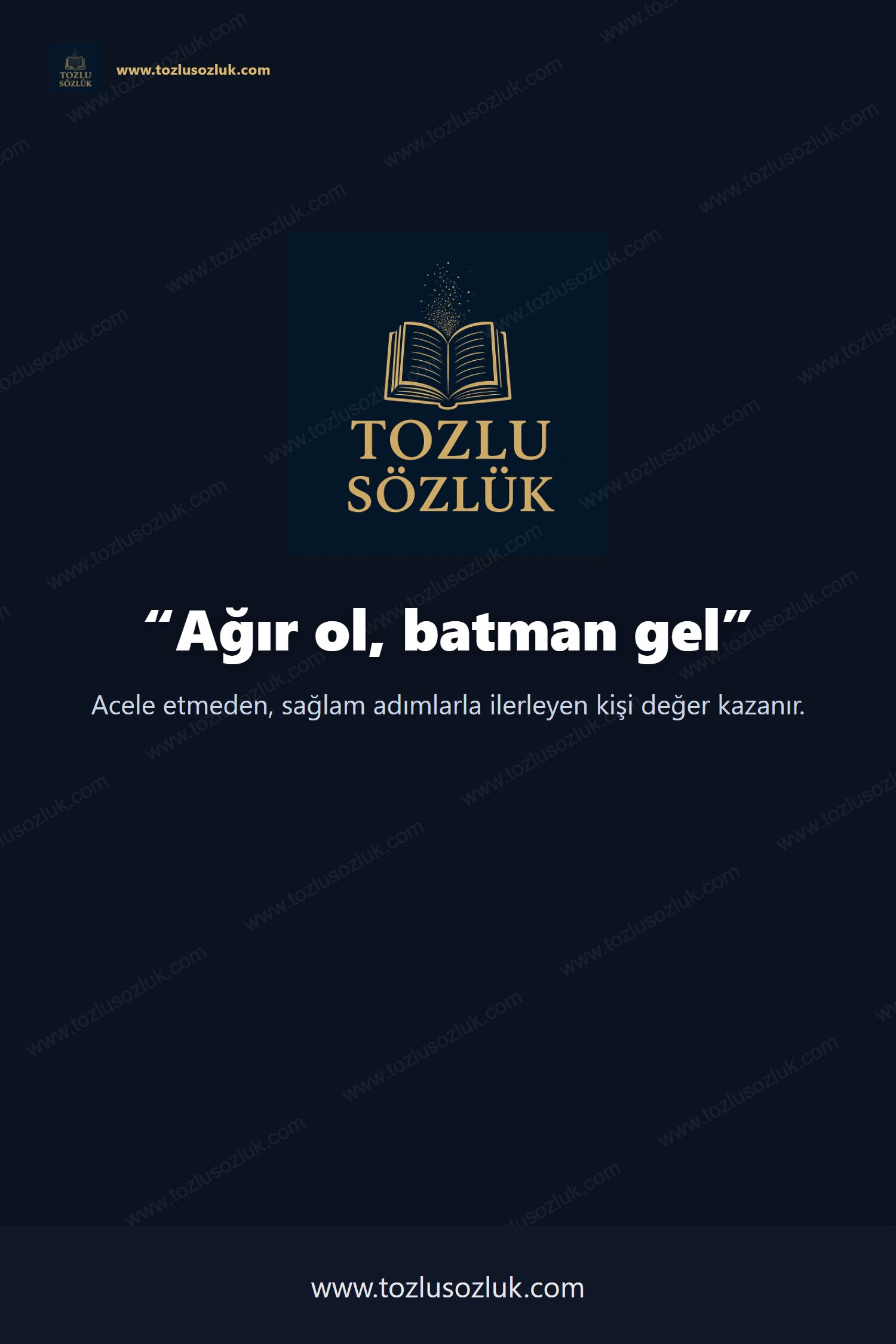 Ağır ol, batman gel Pinterest görseli