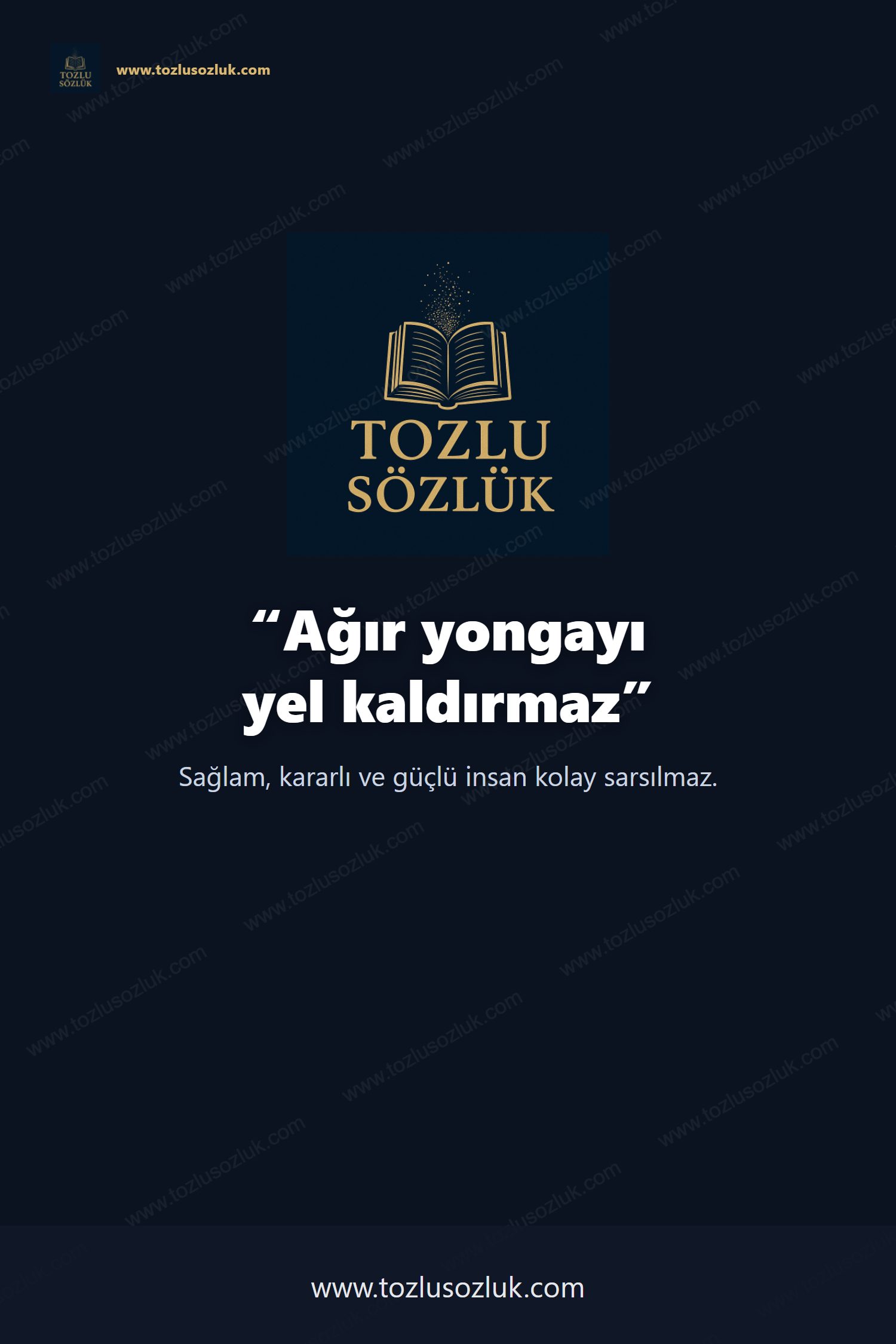 Ağır yongayı yel kaldırmaz Pinterest görseli