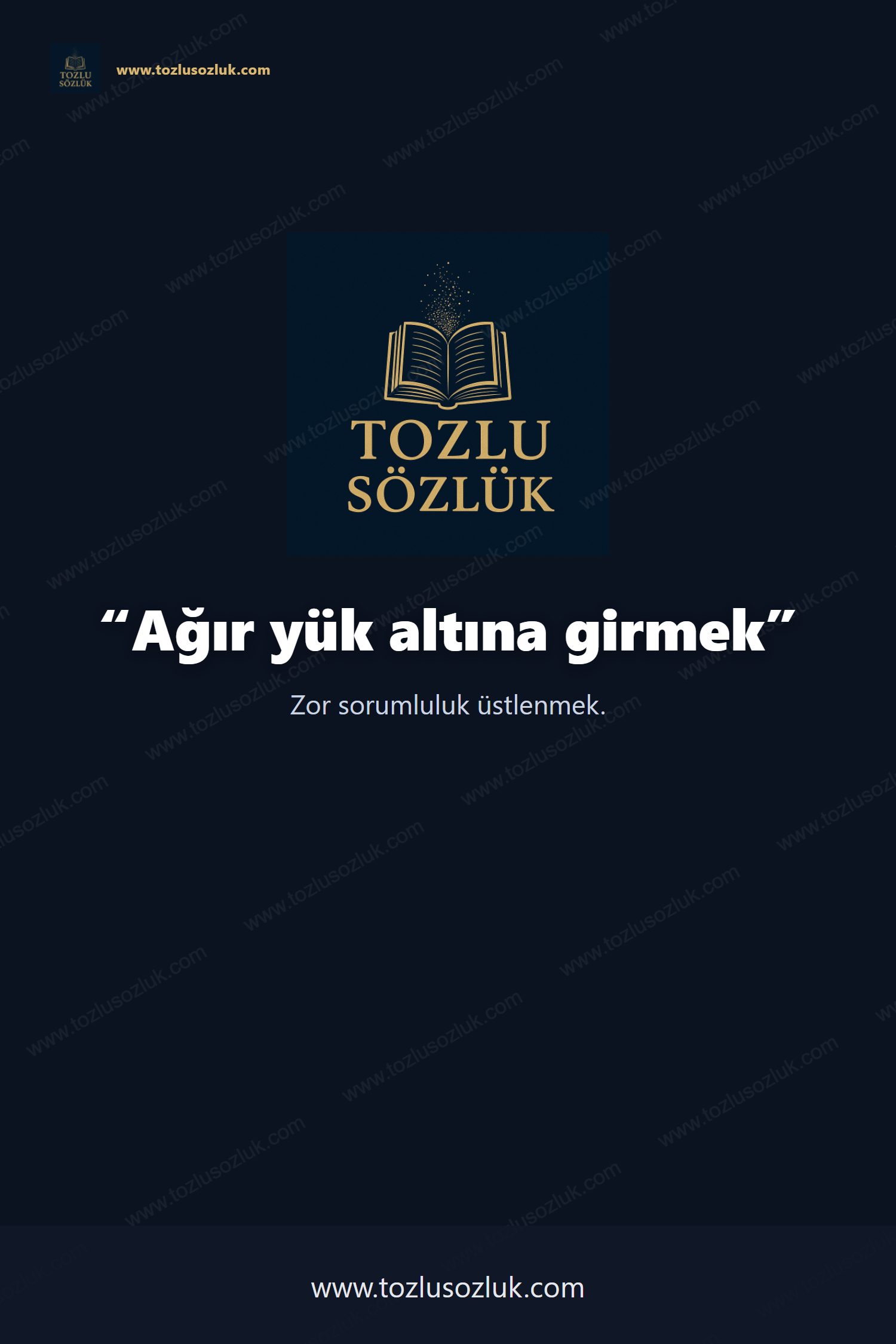 Ağır yük altına girmek Pinterest görseli