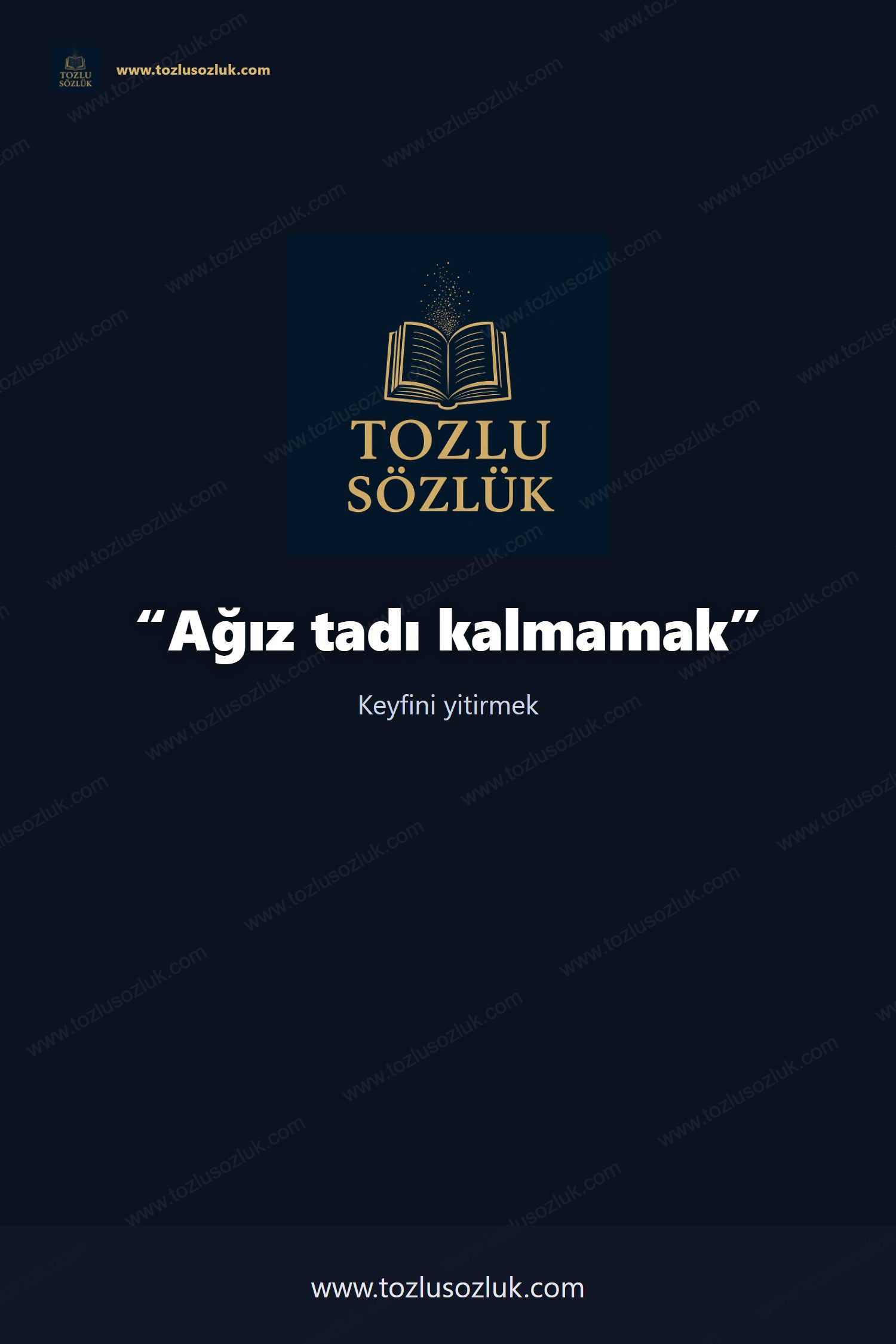 Ağız tadı kalmamak Pinterest görseli