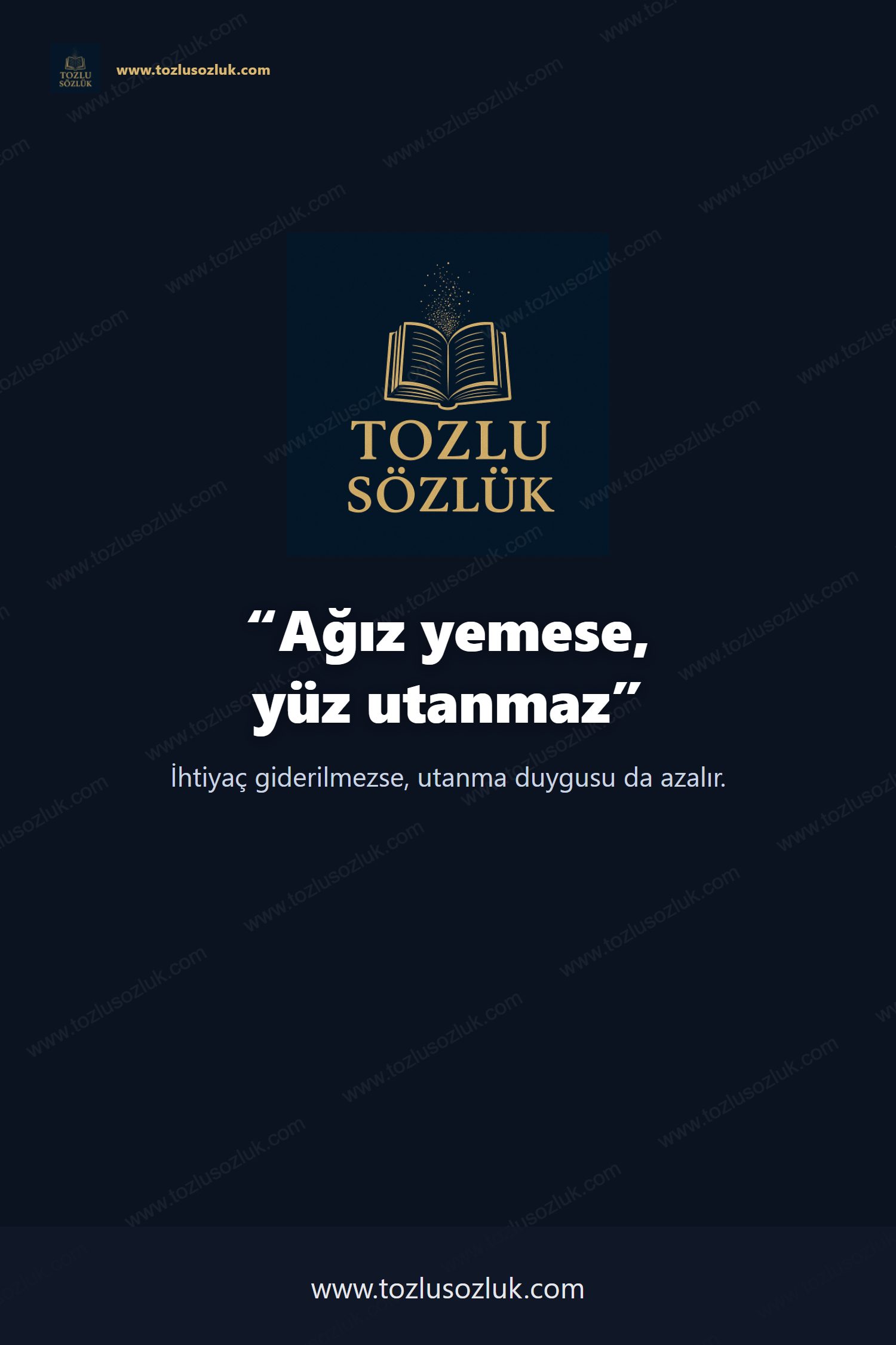 Ağız yemese, yüz utanmaz Pinterest görseli