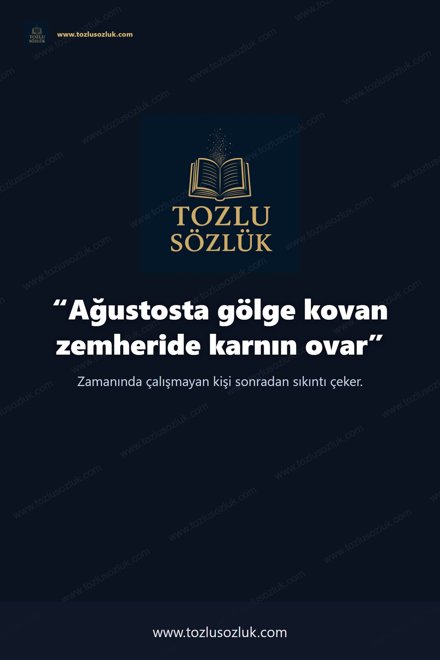 Ağustosta gölge kovan zemheride karnın ovar Pinterest görseli