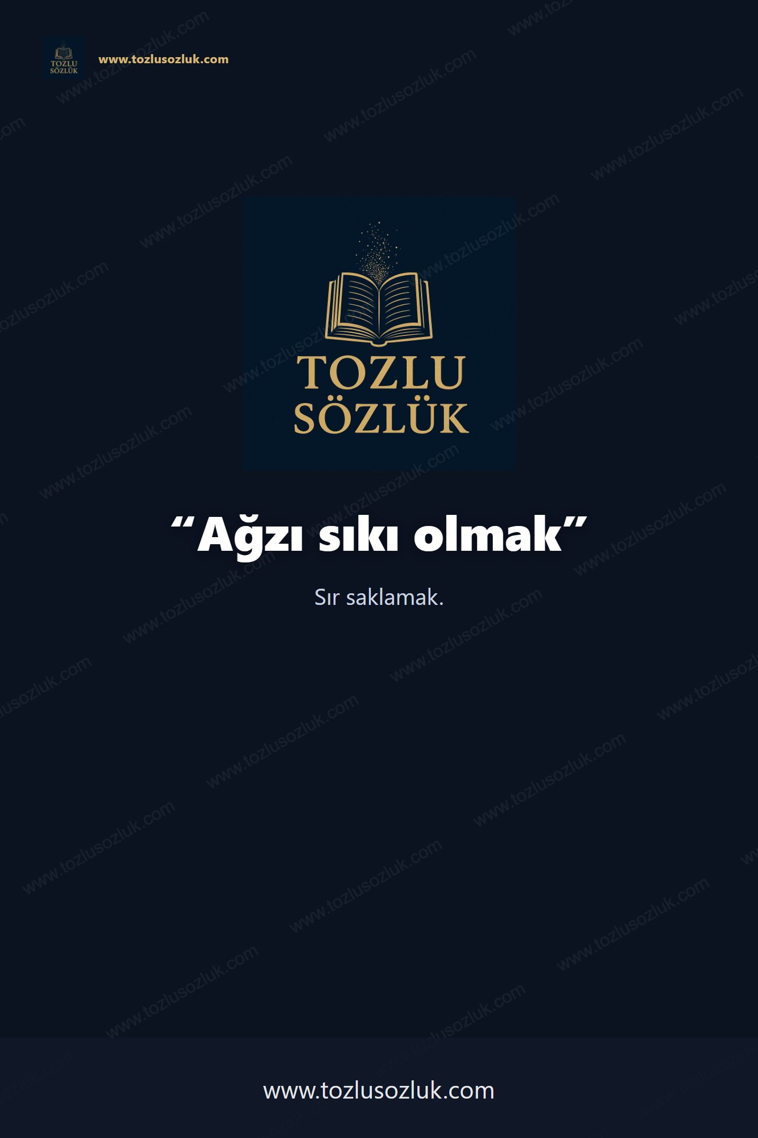 Ağzı sıkı olmak Pinterest görseli