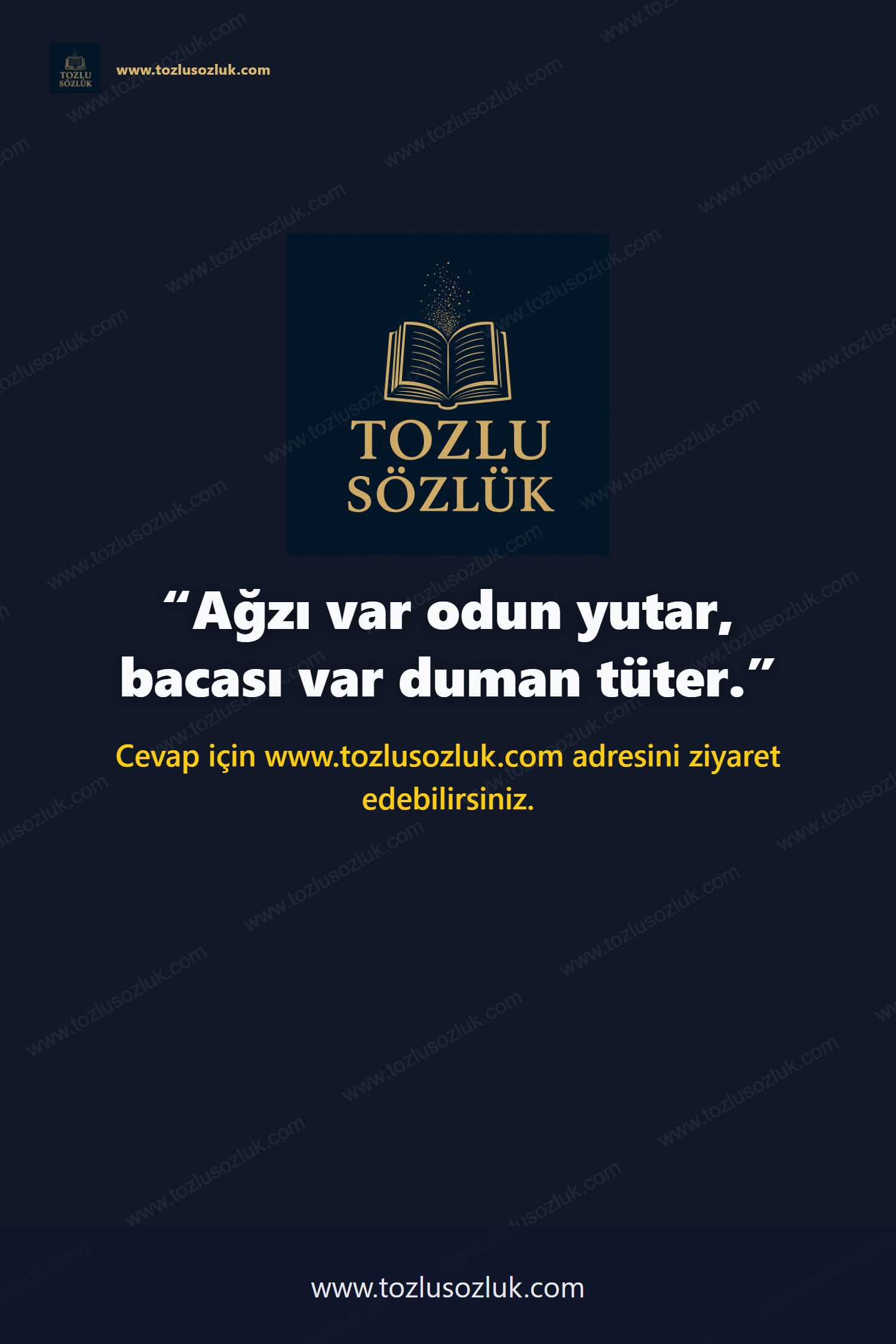 Ağzı var odun yutar, bacası var duman tüter. Pinterest görseli