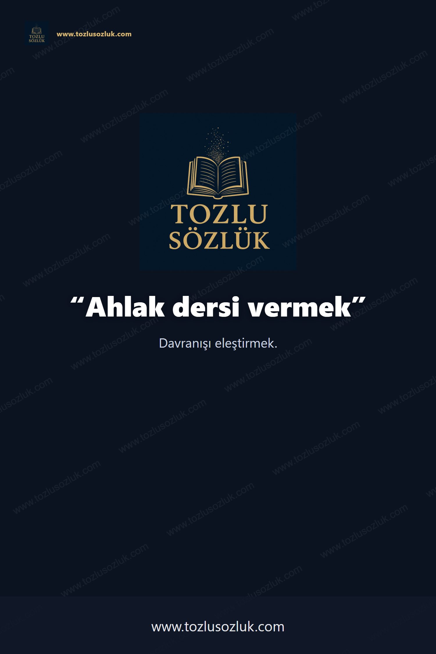 Ahlak dersi vermek Pinterest görseli