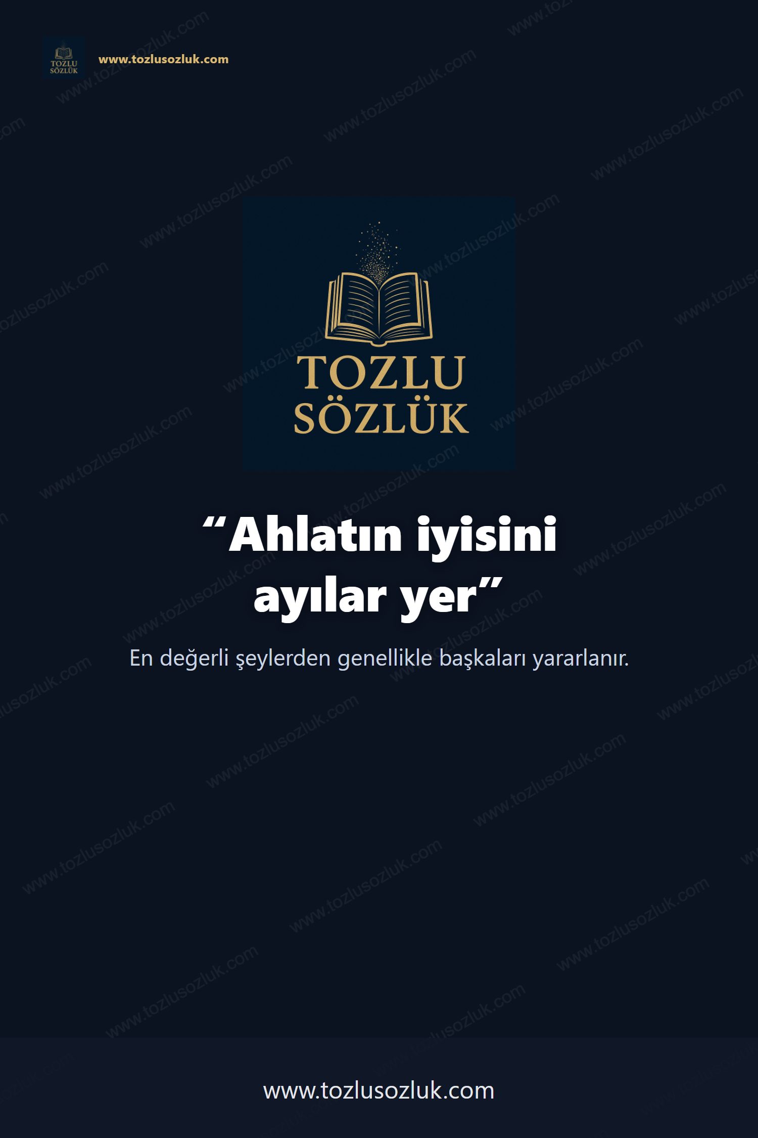 Ahlatın iyisini ayılar yer Pinterest görseli