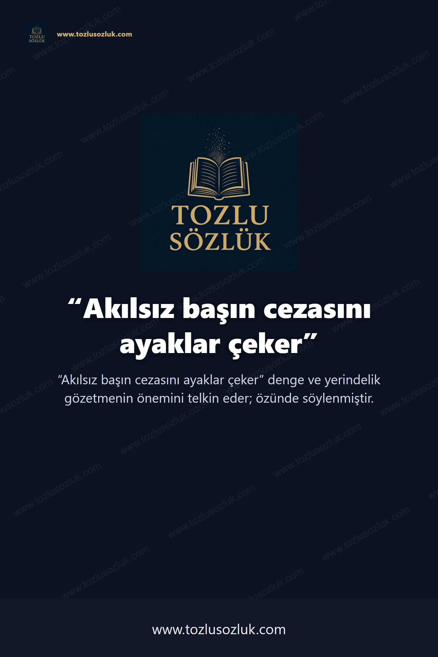 Akılsız başın cezasını ayaklar çeker Pinterest görseli