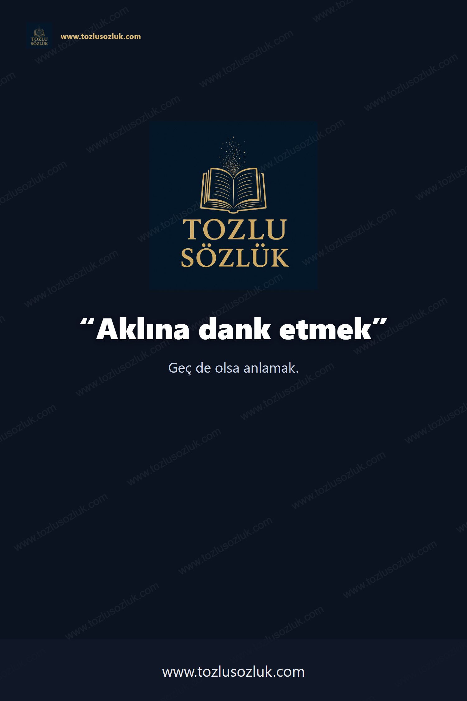 Aklına dank etmek Pinterest görseli