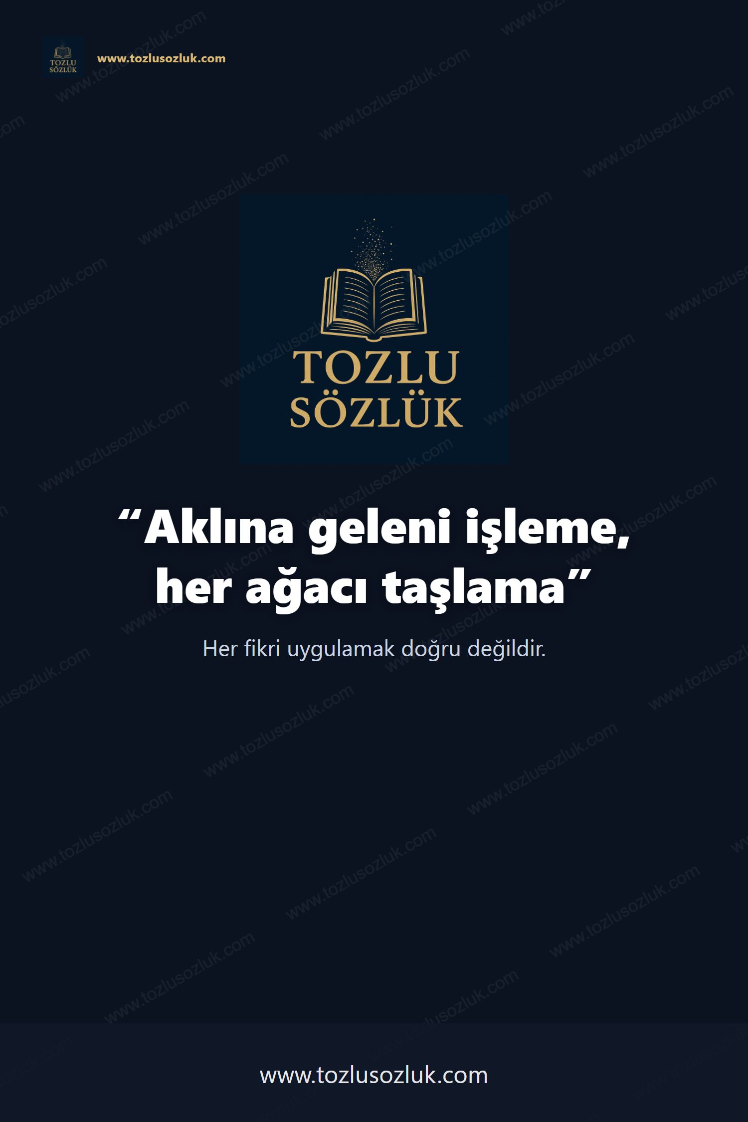 Aklına geleni işleme, her ağacı taşlama Pinterest görseli