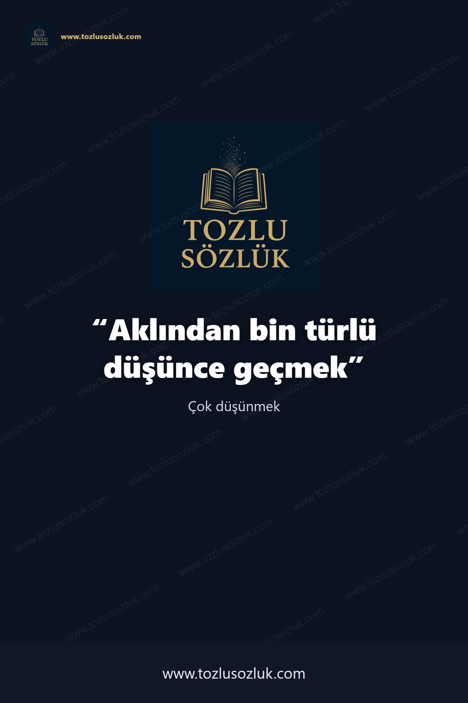 Aklından bin türlü düşünce geçmek Pinterest görseli