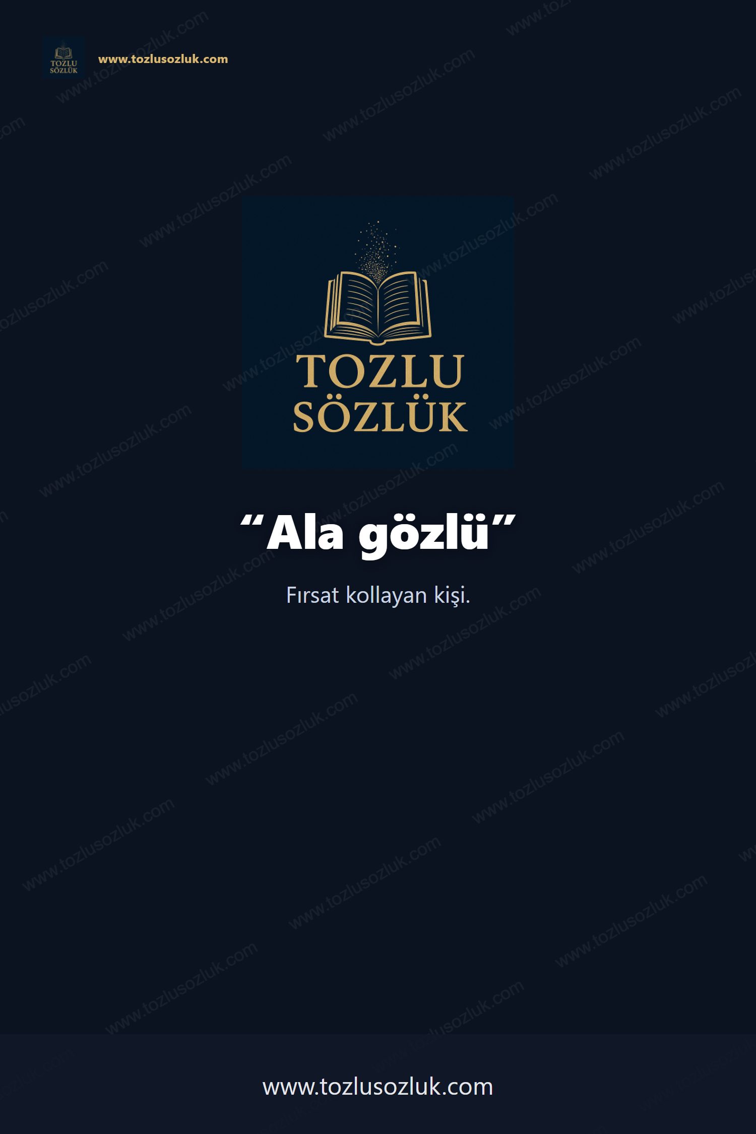 Ala gözlü Pinterest görseli