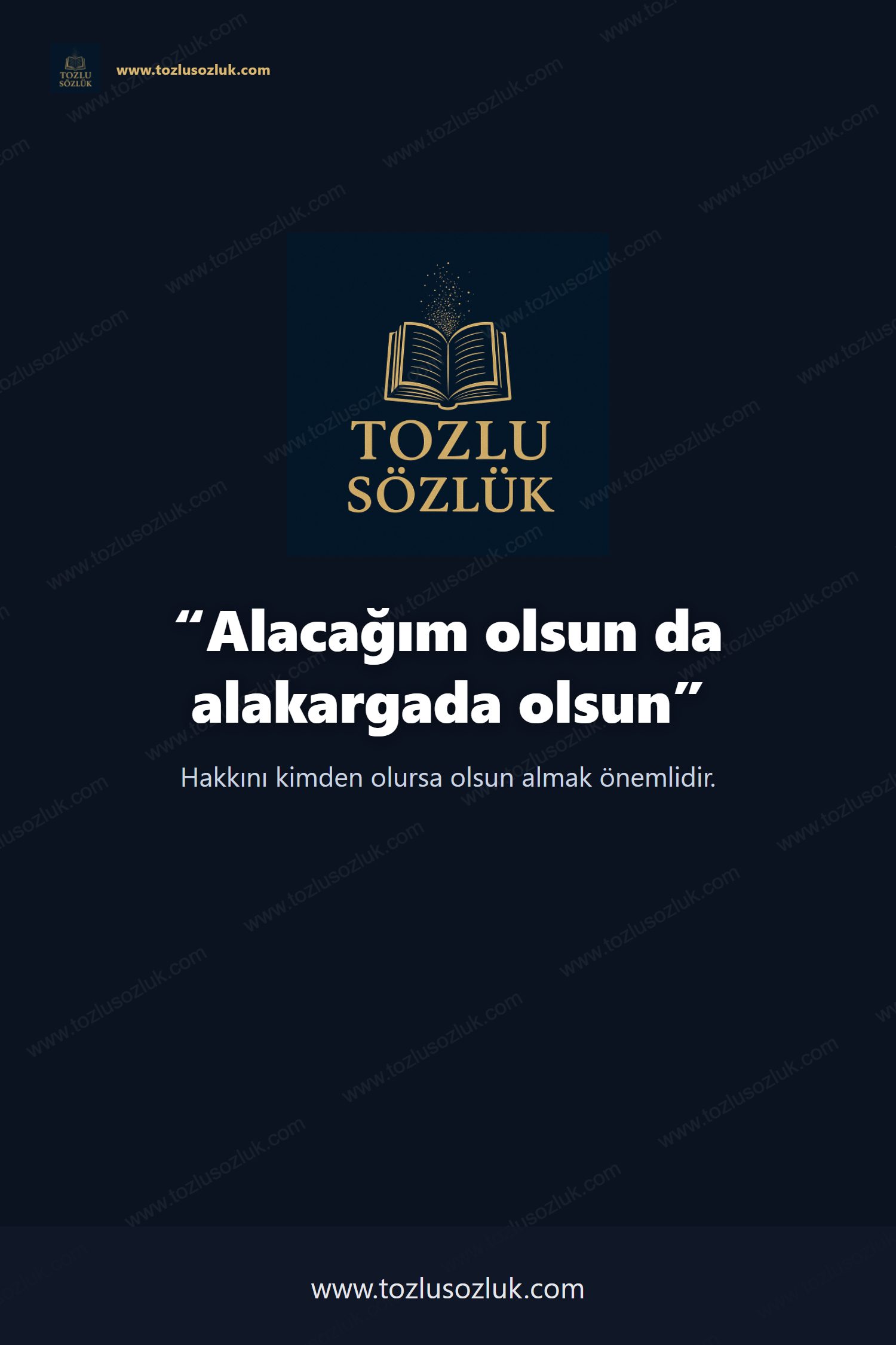 Alacağım olsun da alakargada olsun Pinterest görseli