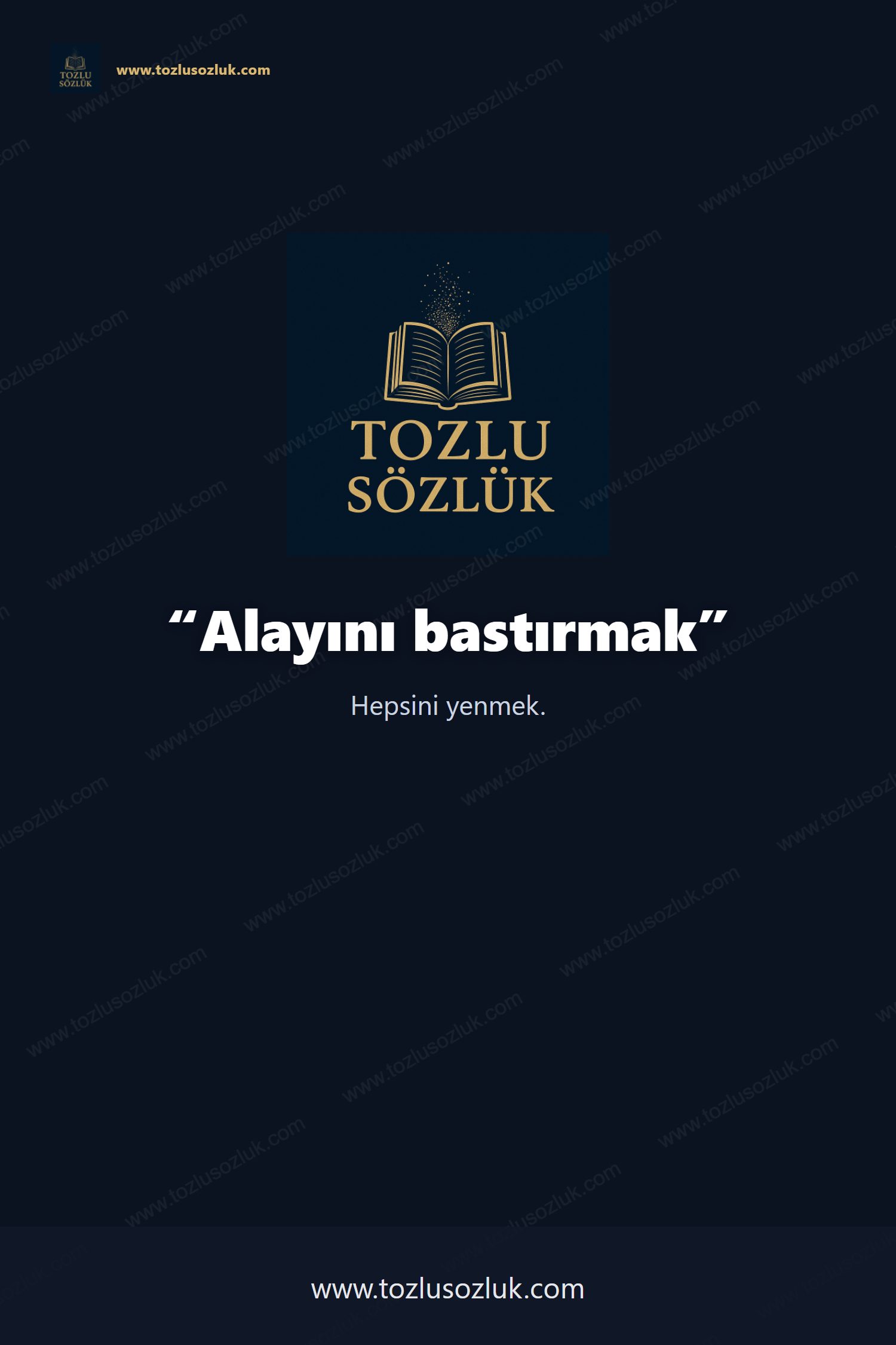 Alayını bastırmak Pinterest görseli