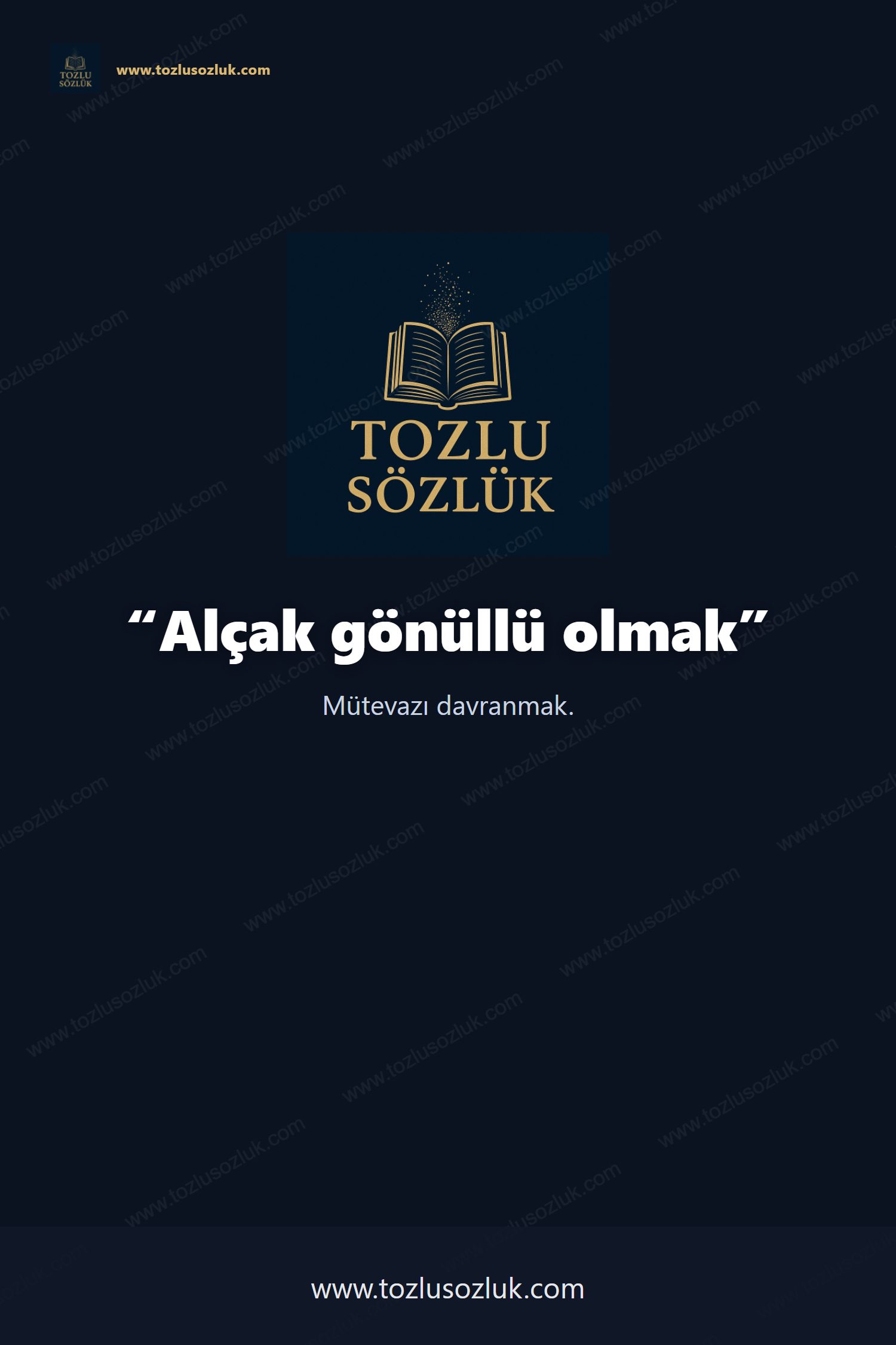 Alçak gönüllü olmak Pinterest görseli