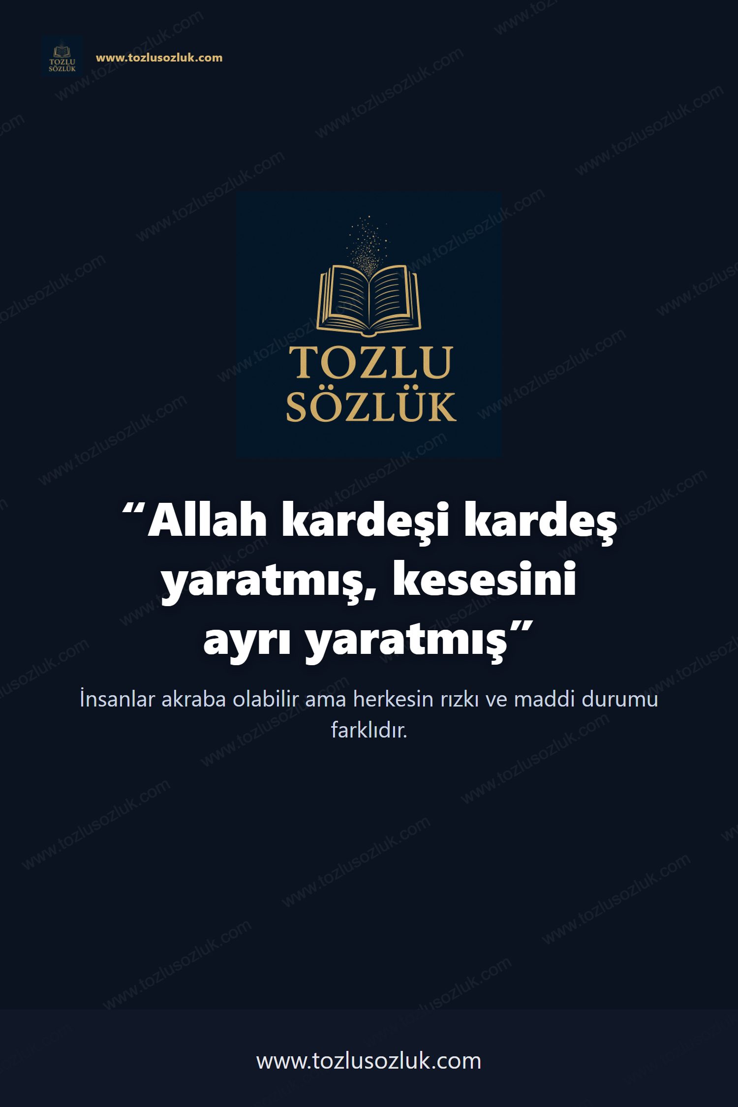 Allah kardeşi kardeş yaratmış, kesesini ayrı yaratmış Pinterest görseli