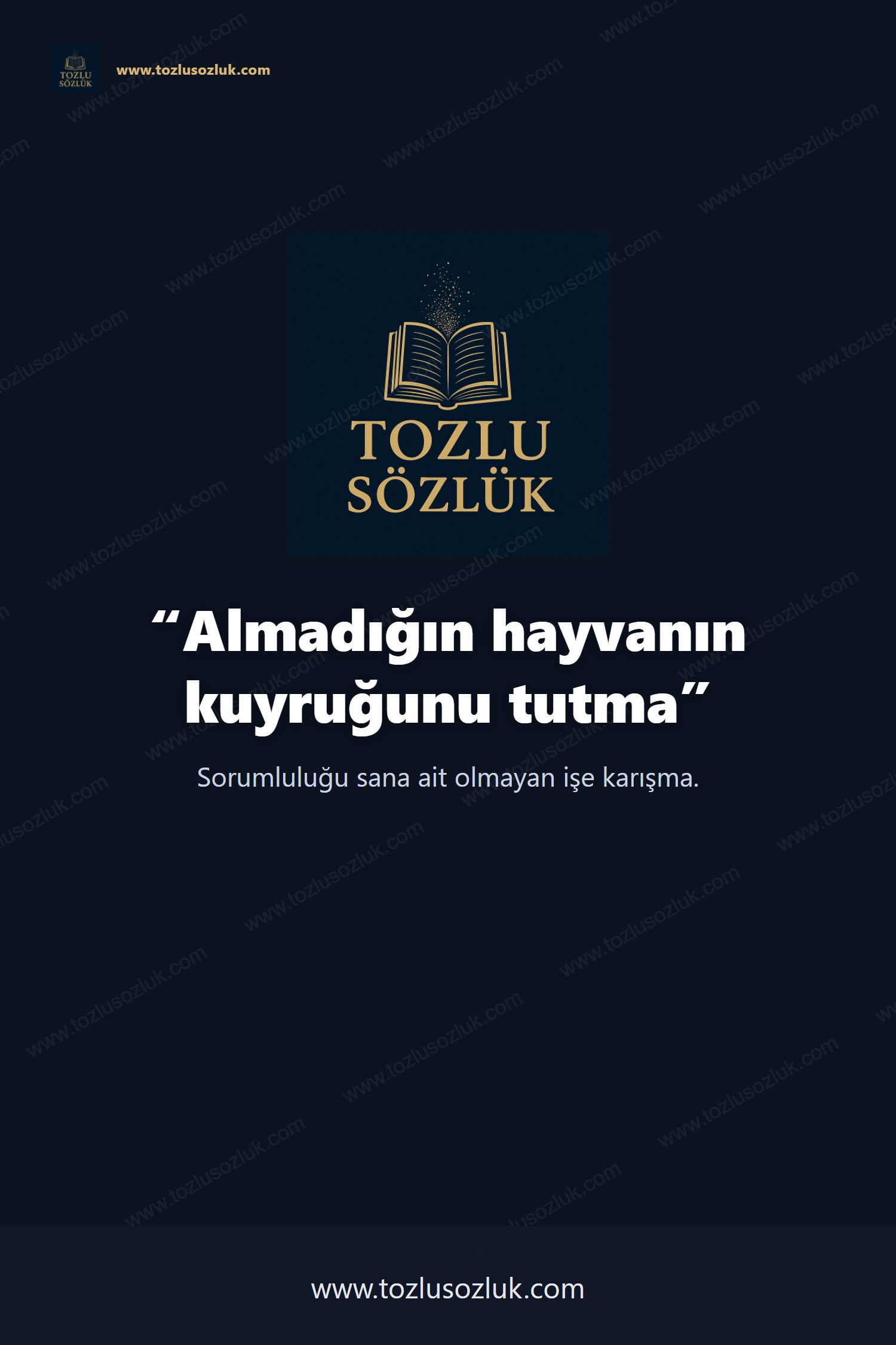 Almadığın hayvanın kuyruğunu tutma Pinterest görseli