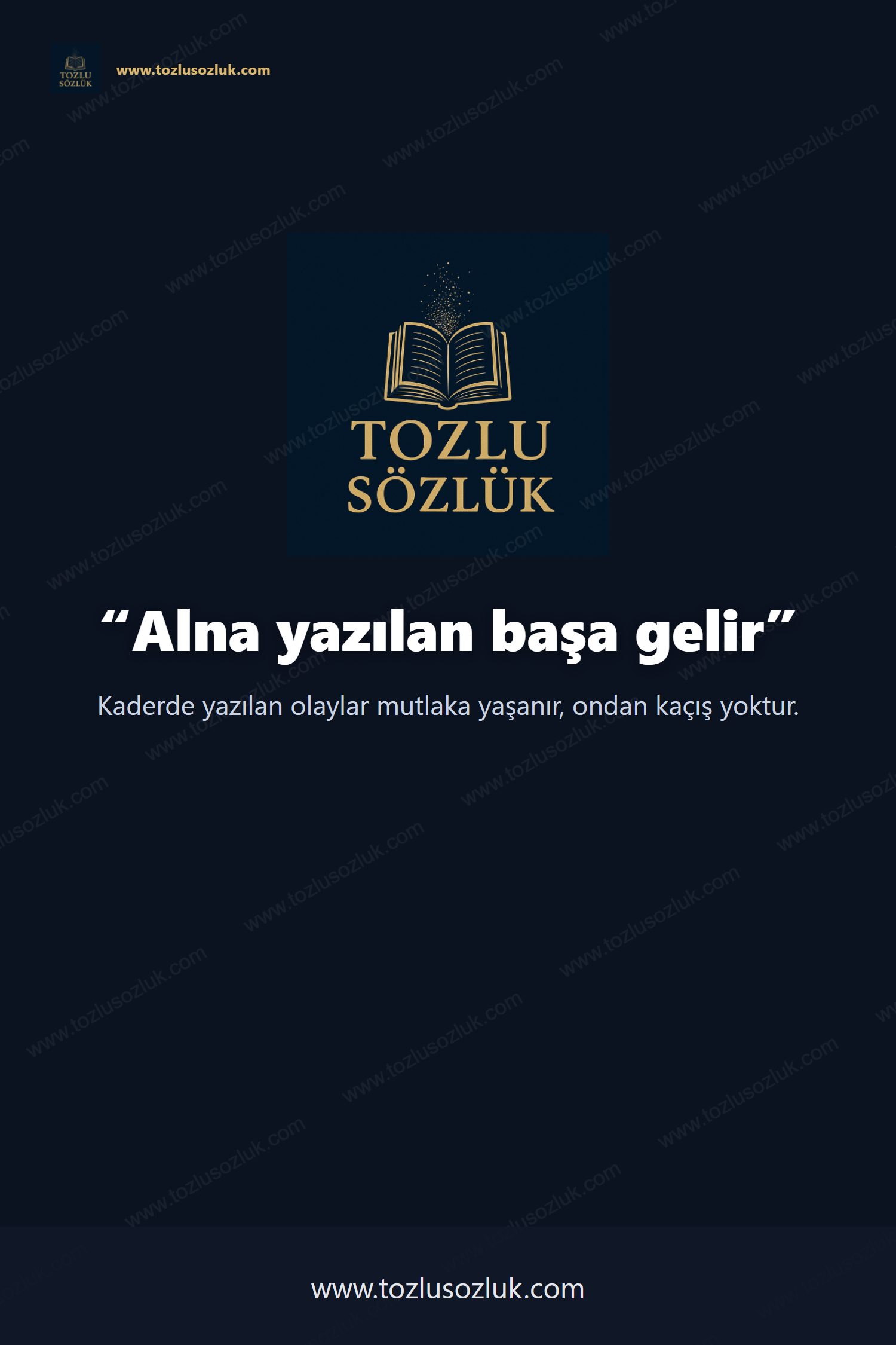 Alna yazılan başa gelir Pinterest görseli