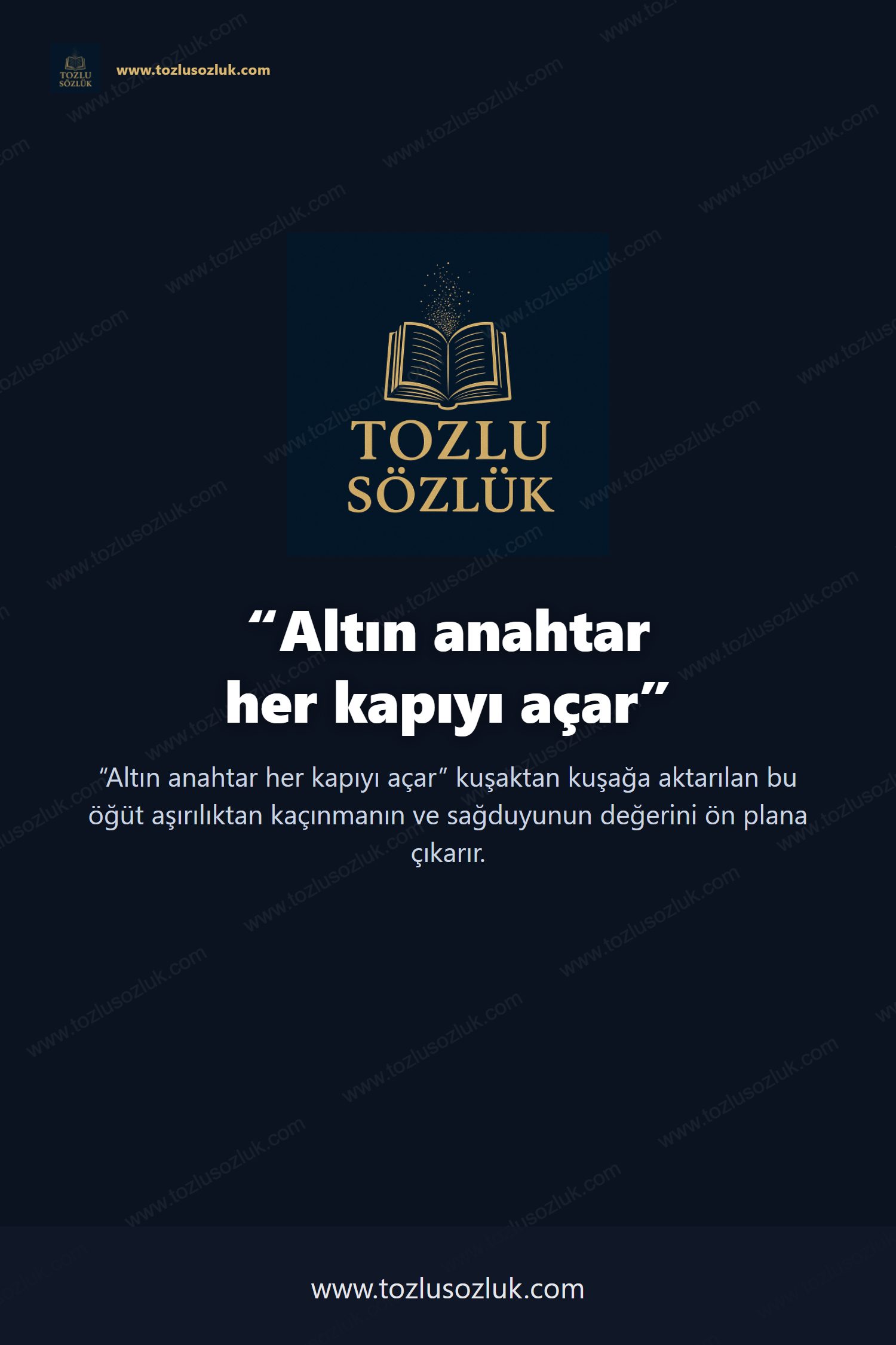 Altın anahtar her kapıyı açar Pinterest görseli