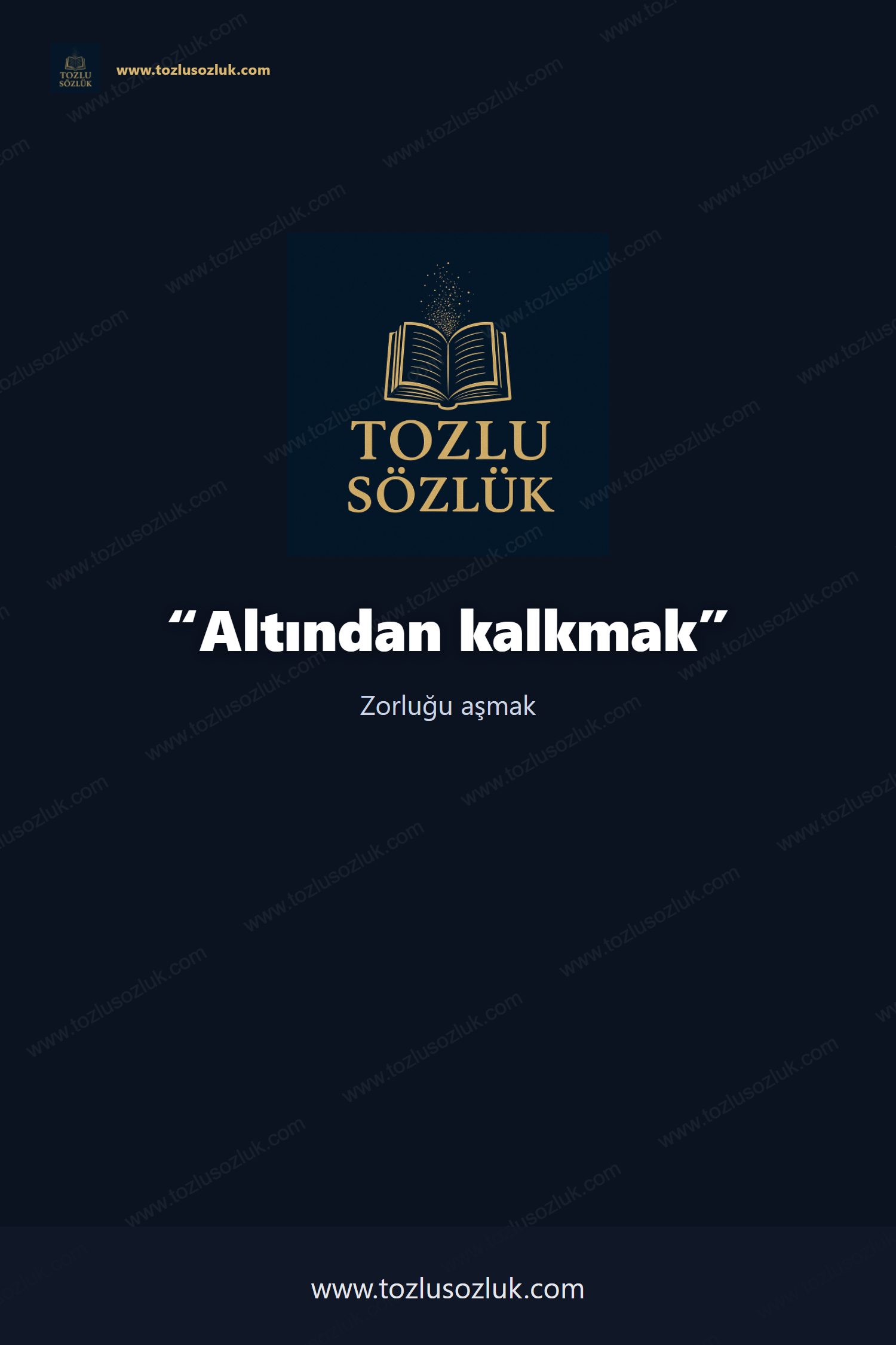 Altından kalkmak Pinterest görseli
