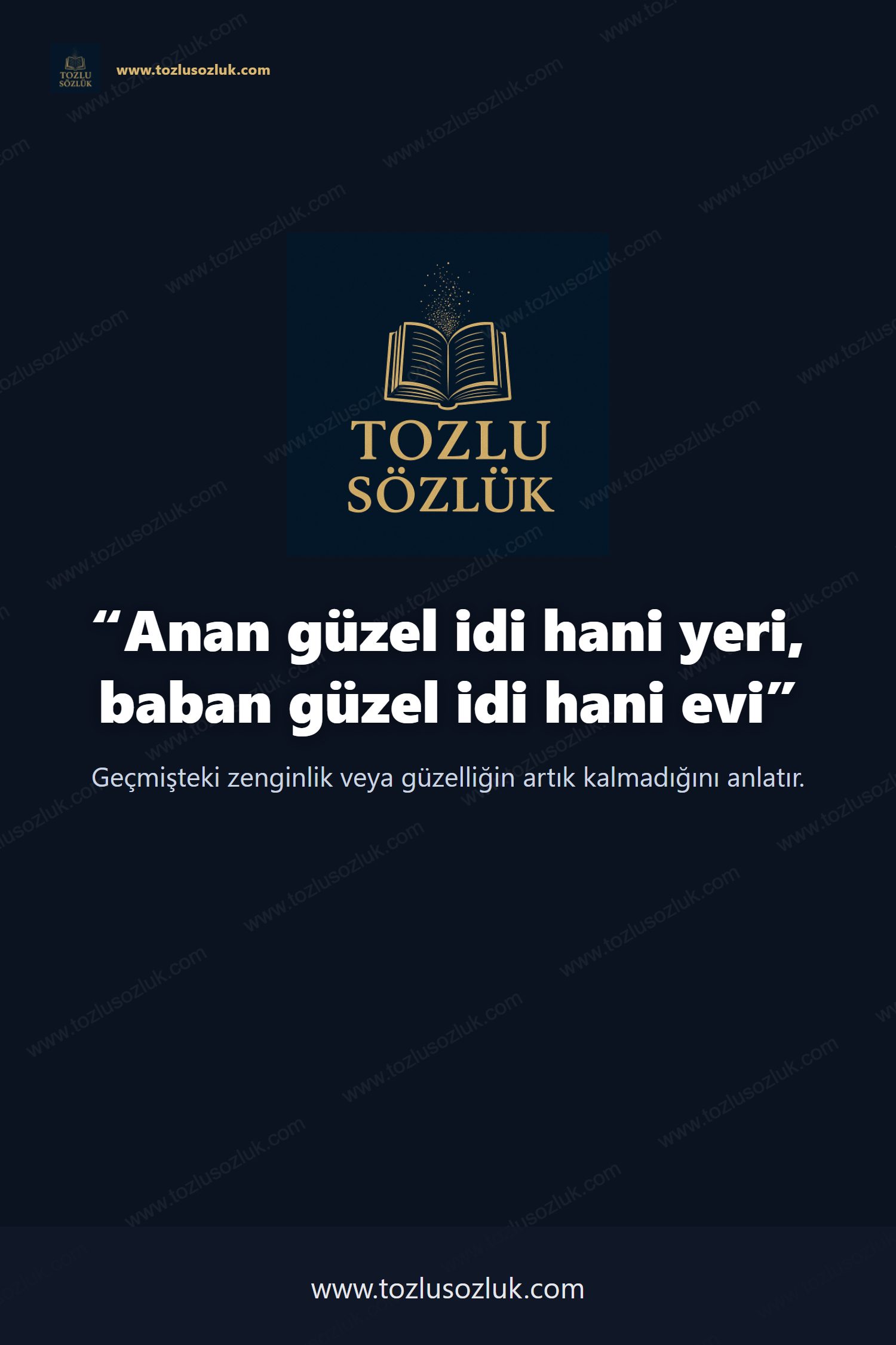 Anan güzel idi hani yeri, baban güzel idi hani evi Pinterest görseli