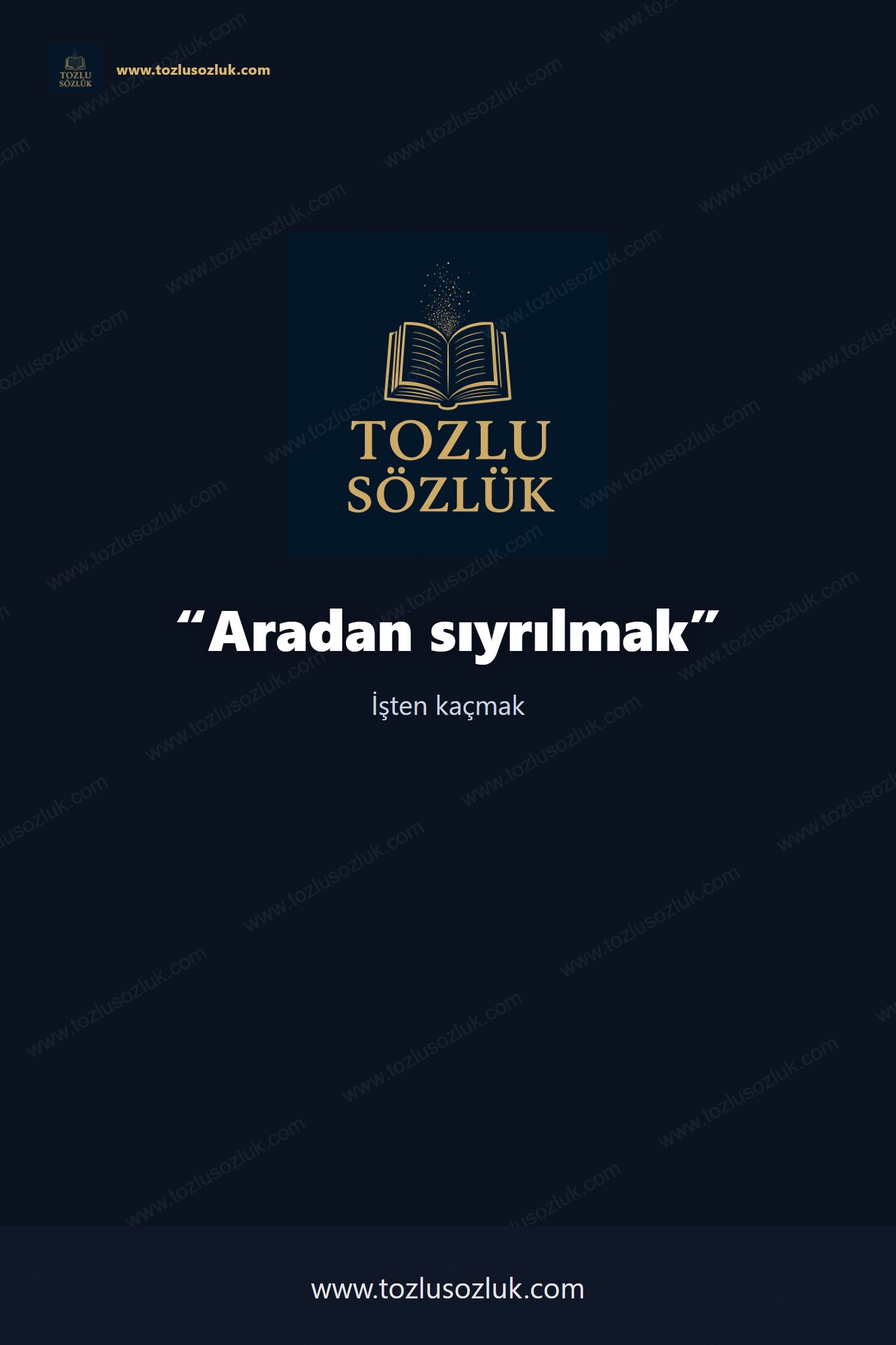 Aradan sıyrılmak Pinterest görseli