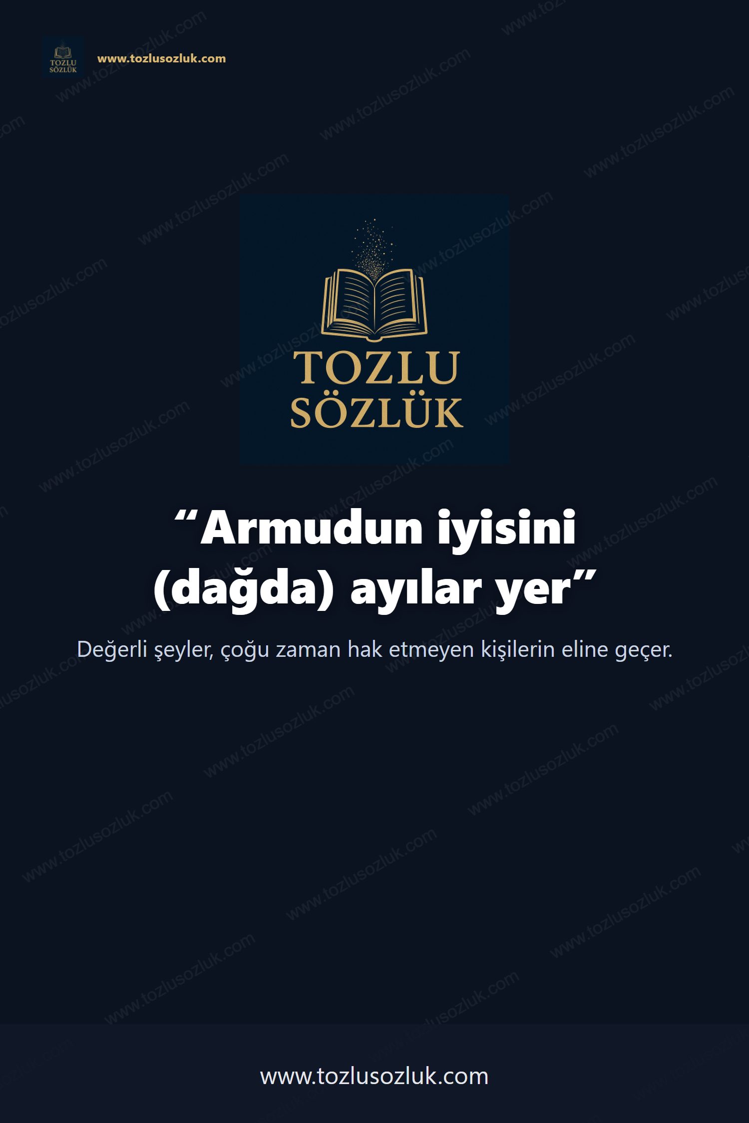 Armudun iyisini (dağda) ayılar yer Pinterest görseli