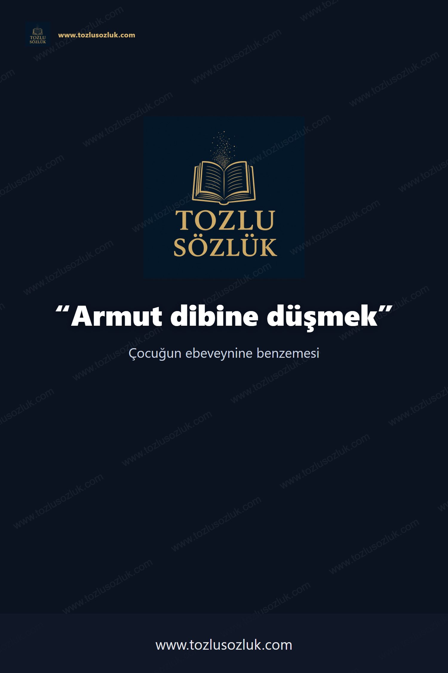 Armut dibine düşmek Pinterest görseli