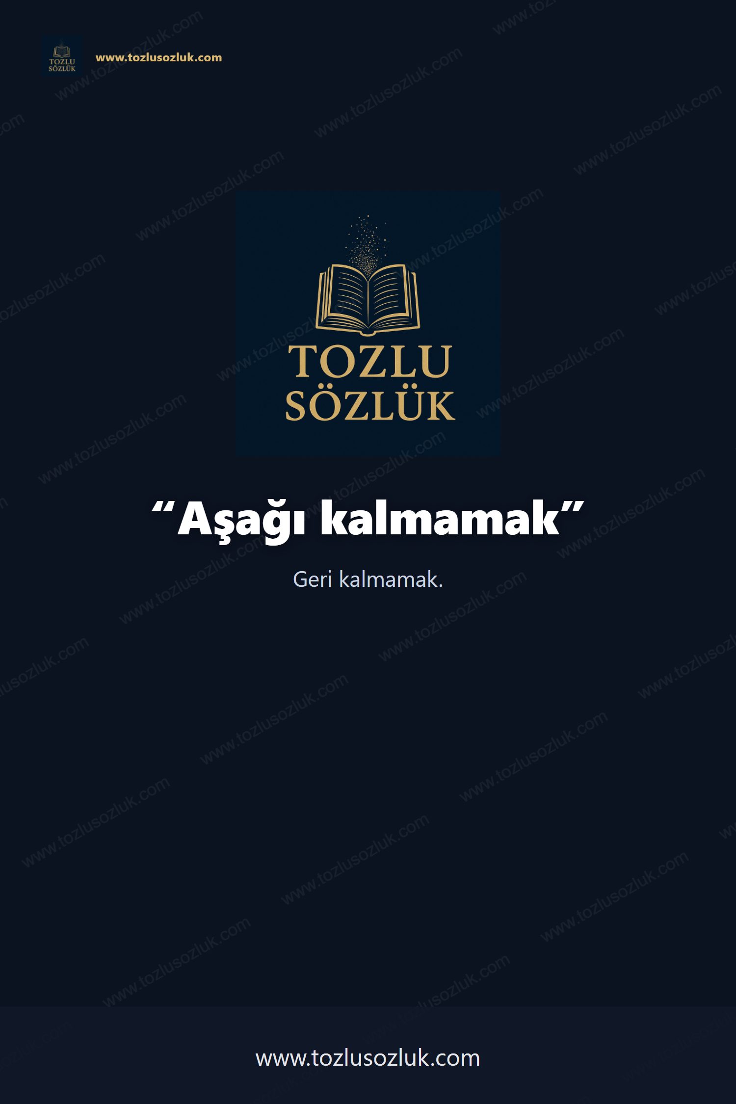 Aşağı kalmamak Pinterest görseli