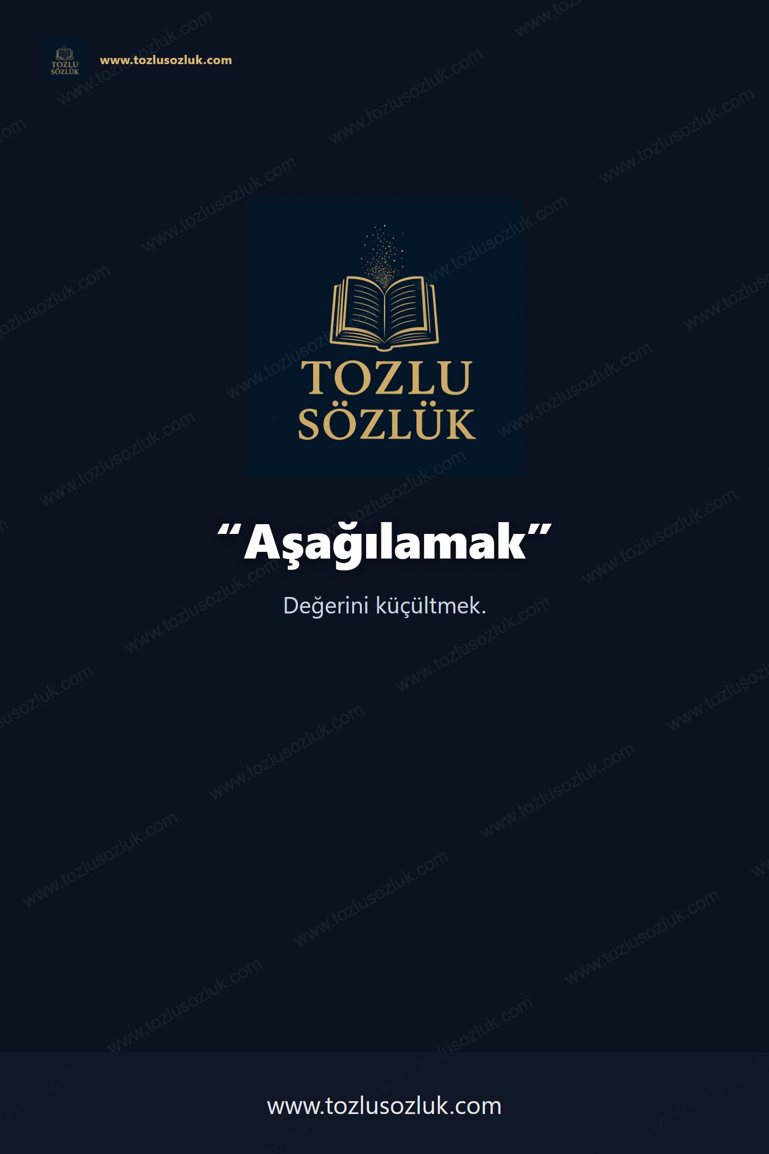 Aşağılamak Pinterest görseli