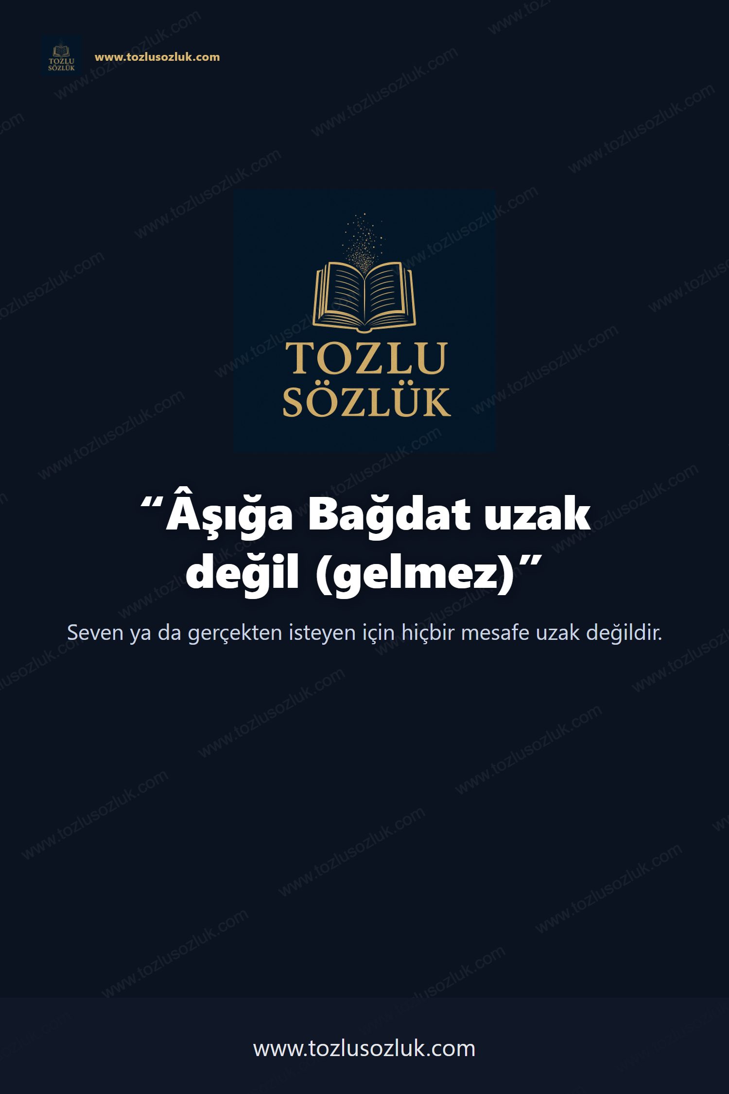 Âşığa Bağdat uzak değil (gelmez) Pinterest görseli