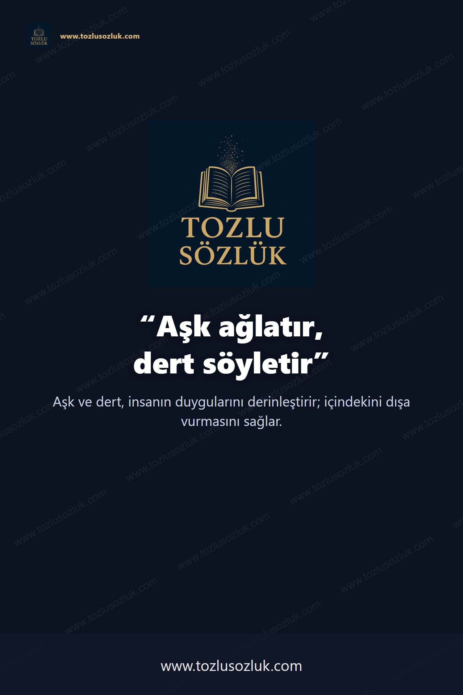 Aşk ağlatır, dert söyletir Pinterest görseli