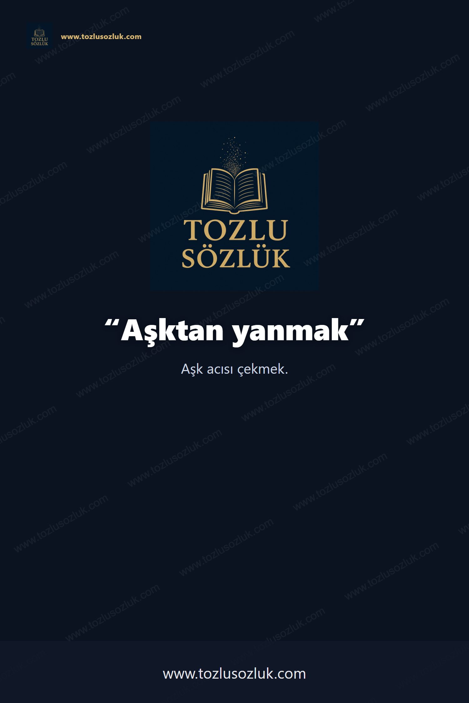 Aşktan yanmak Pinterest görseli