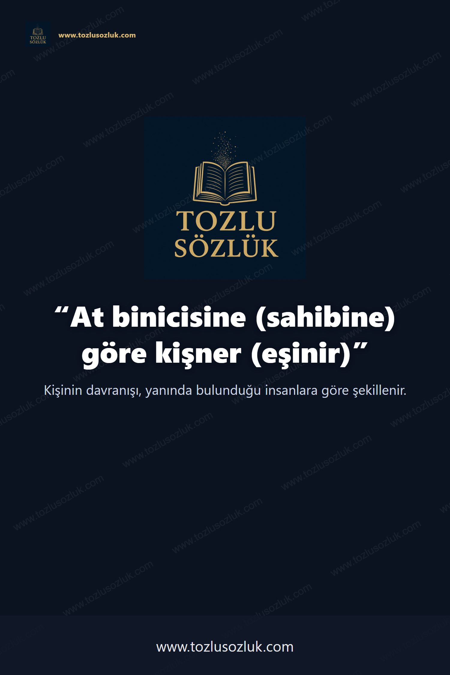 At binicisine (sahibine) göre kişner (eşinir) Pinterest görseli