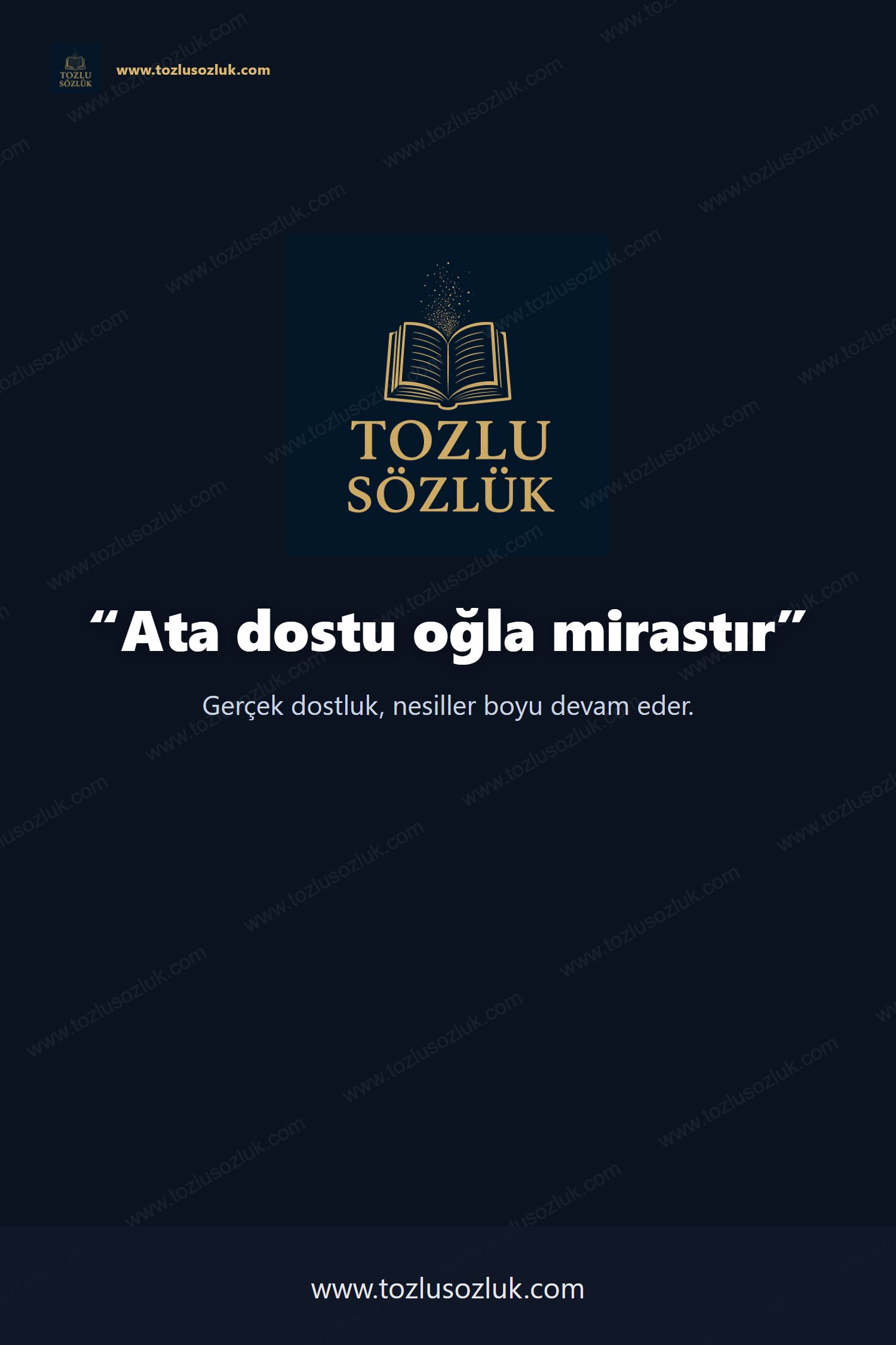 Ata dostu oğla mirastır Pinterest görseli