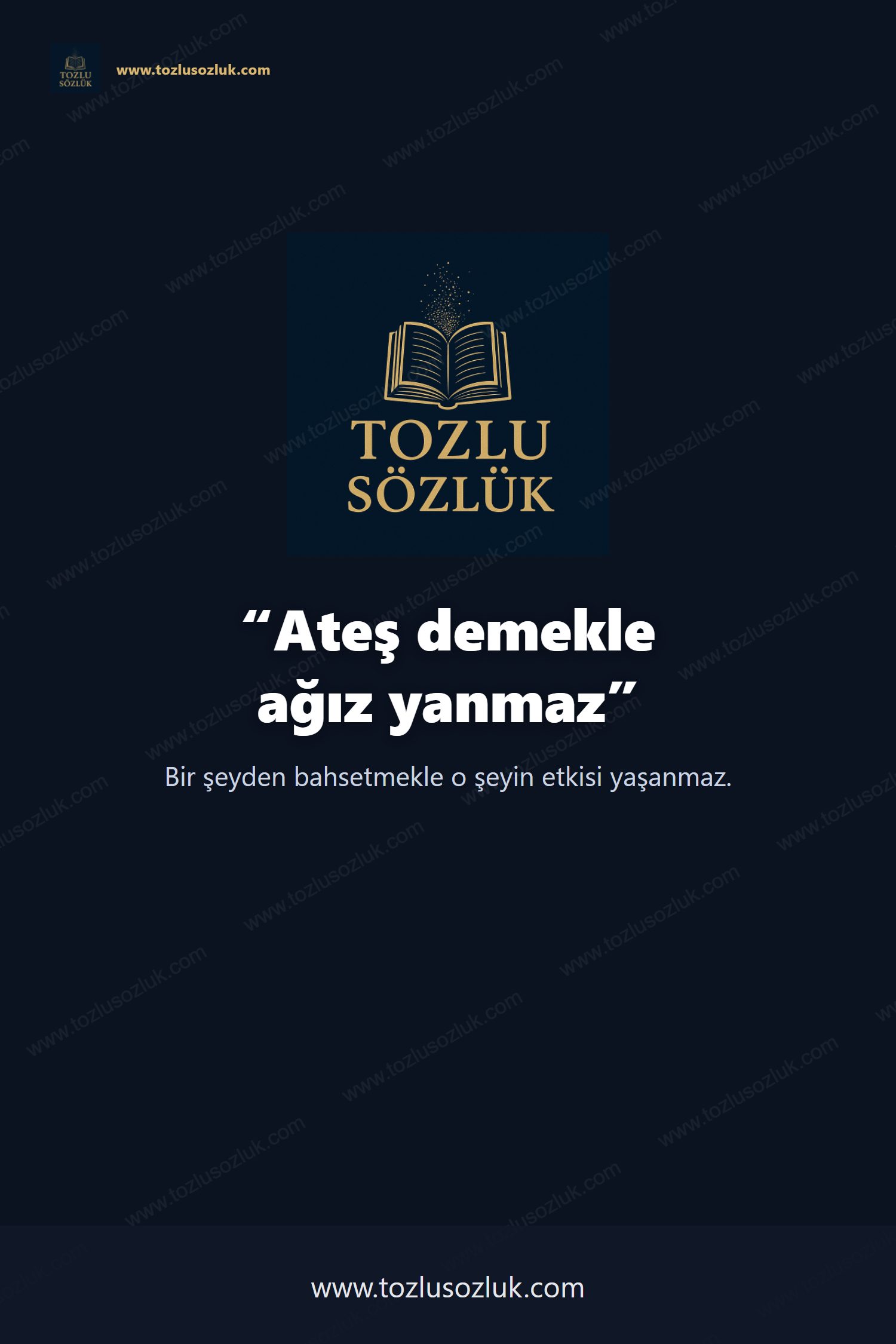 Ateş demekle ağız yanmaz Pinterest görseli