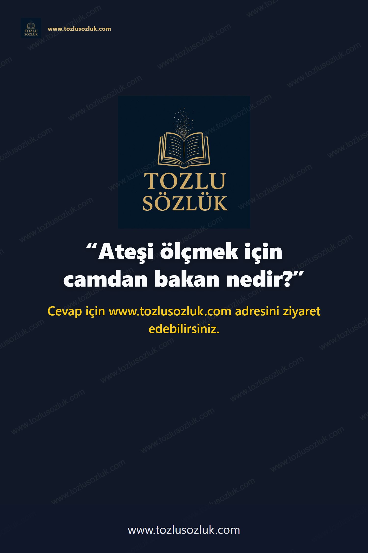 Ateşi ölçmek için camdan bakan nedir? Pinterest görseli