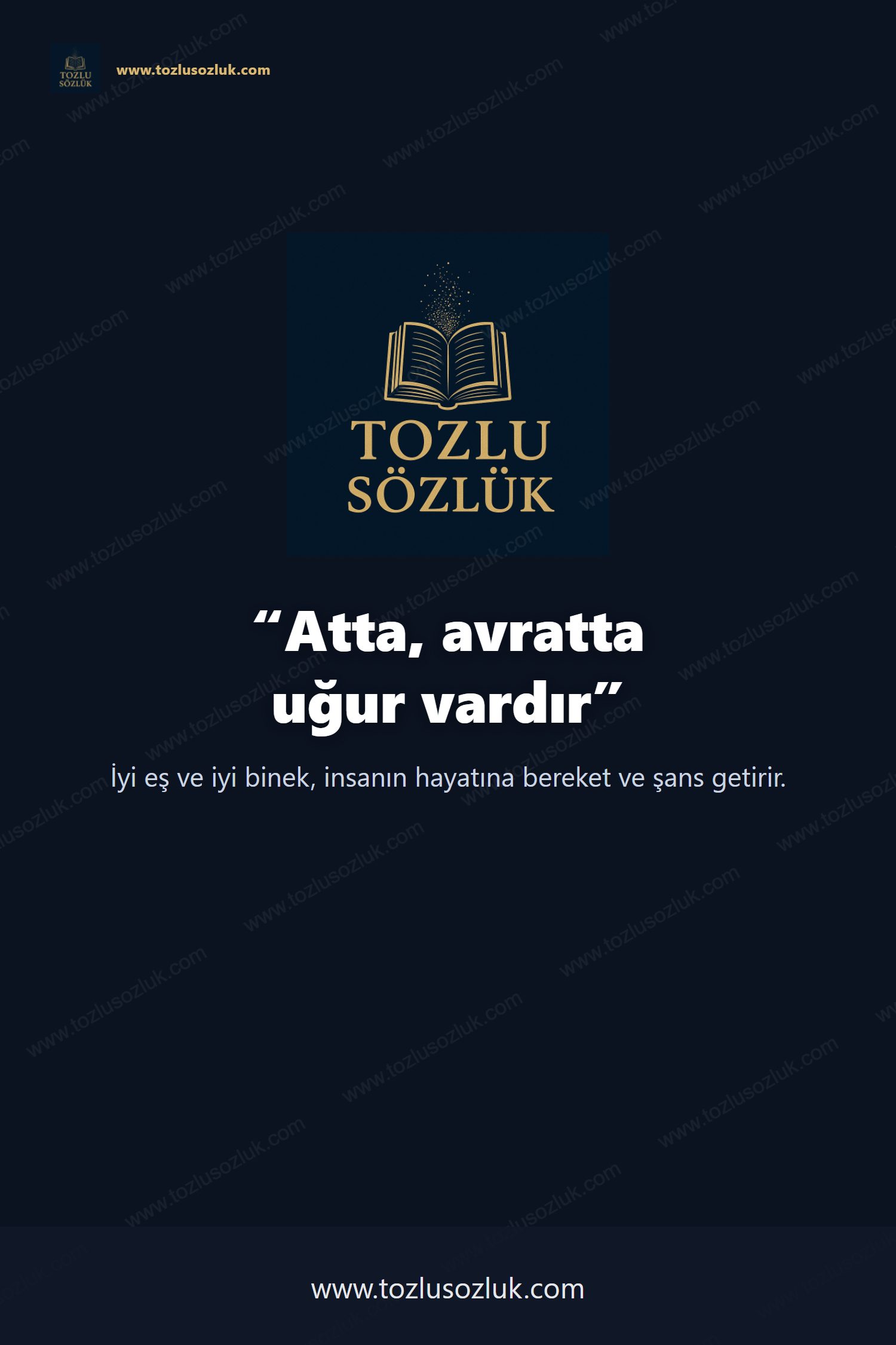 Atta, avratta uğur vardır Pinterest görseli