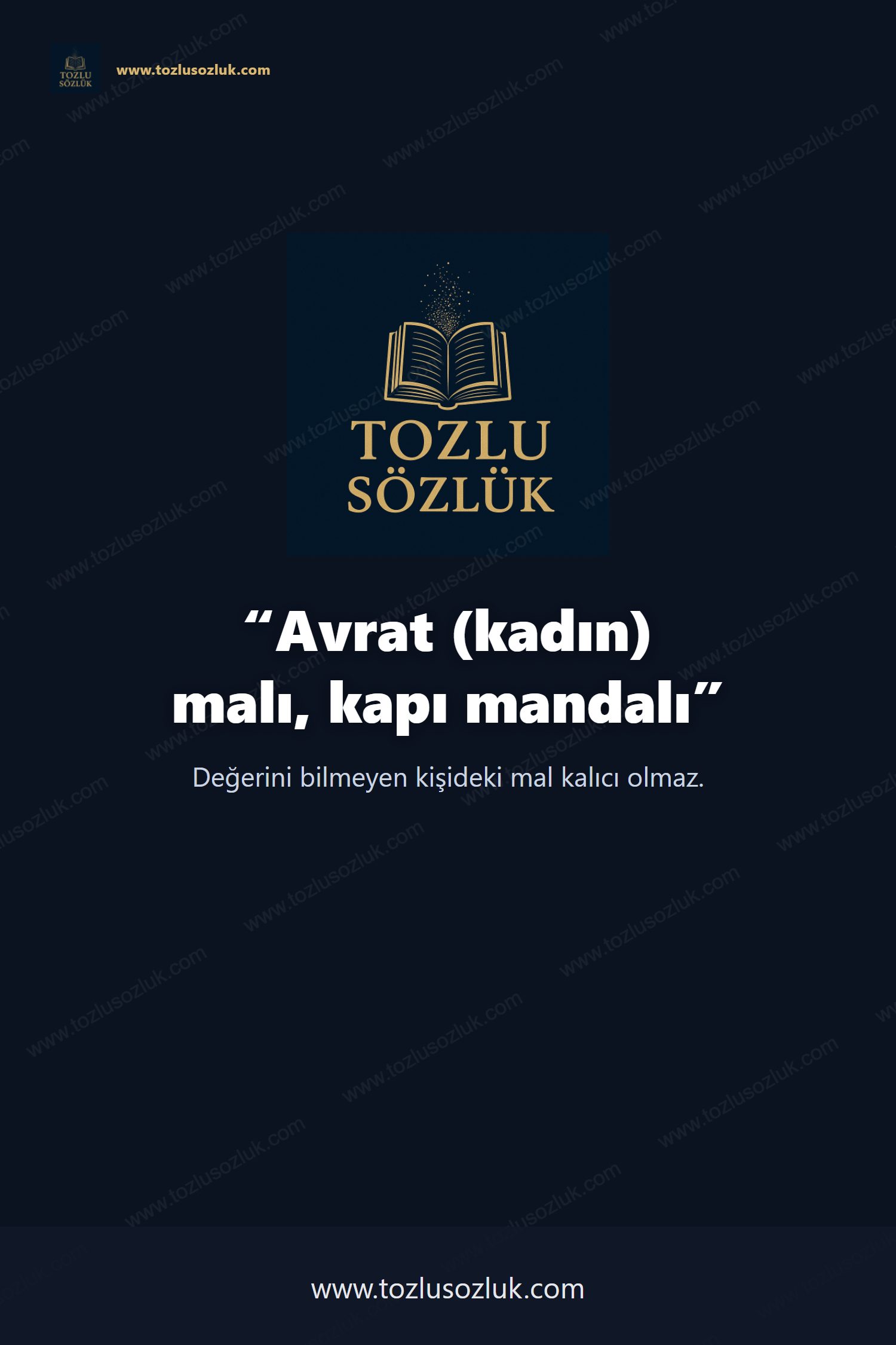 Avrat (kadın) malı, kapı mandalı Pinterest görseli