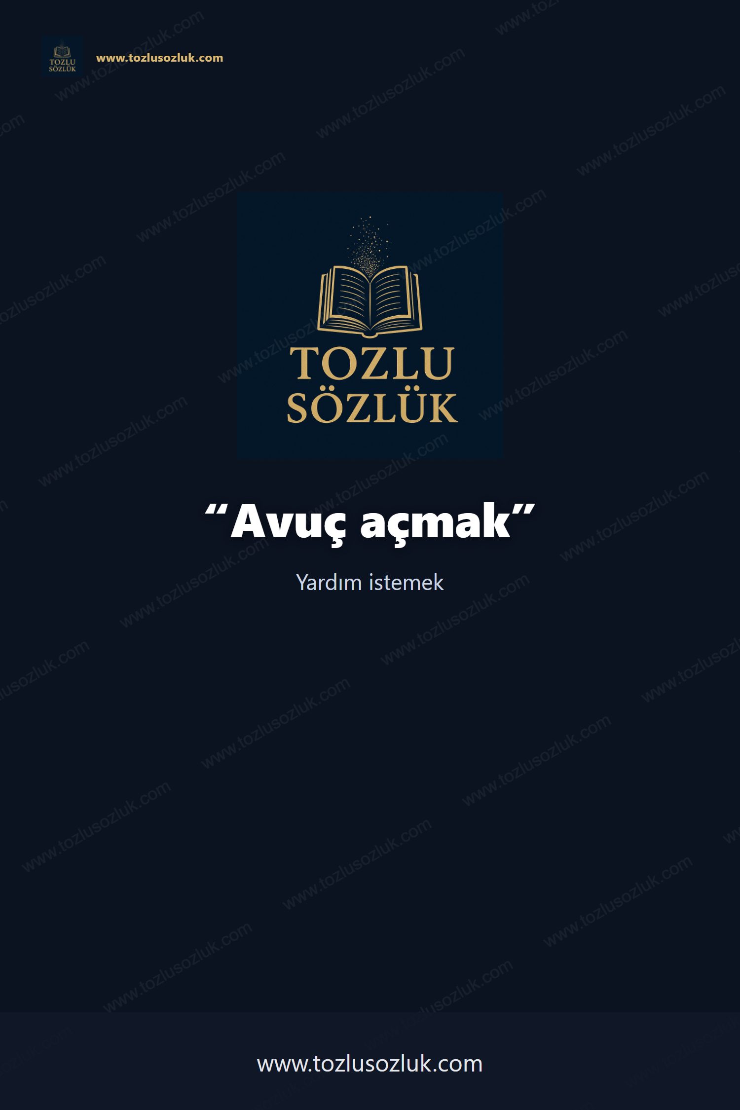 Avuç açmak Pinterest görseli